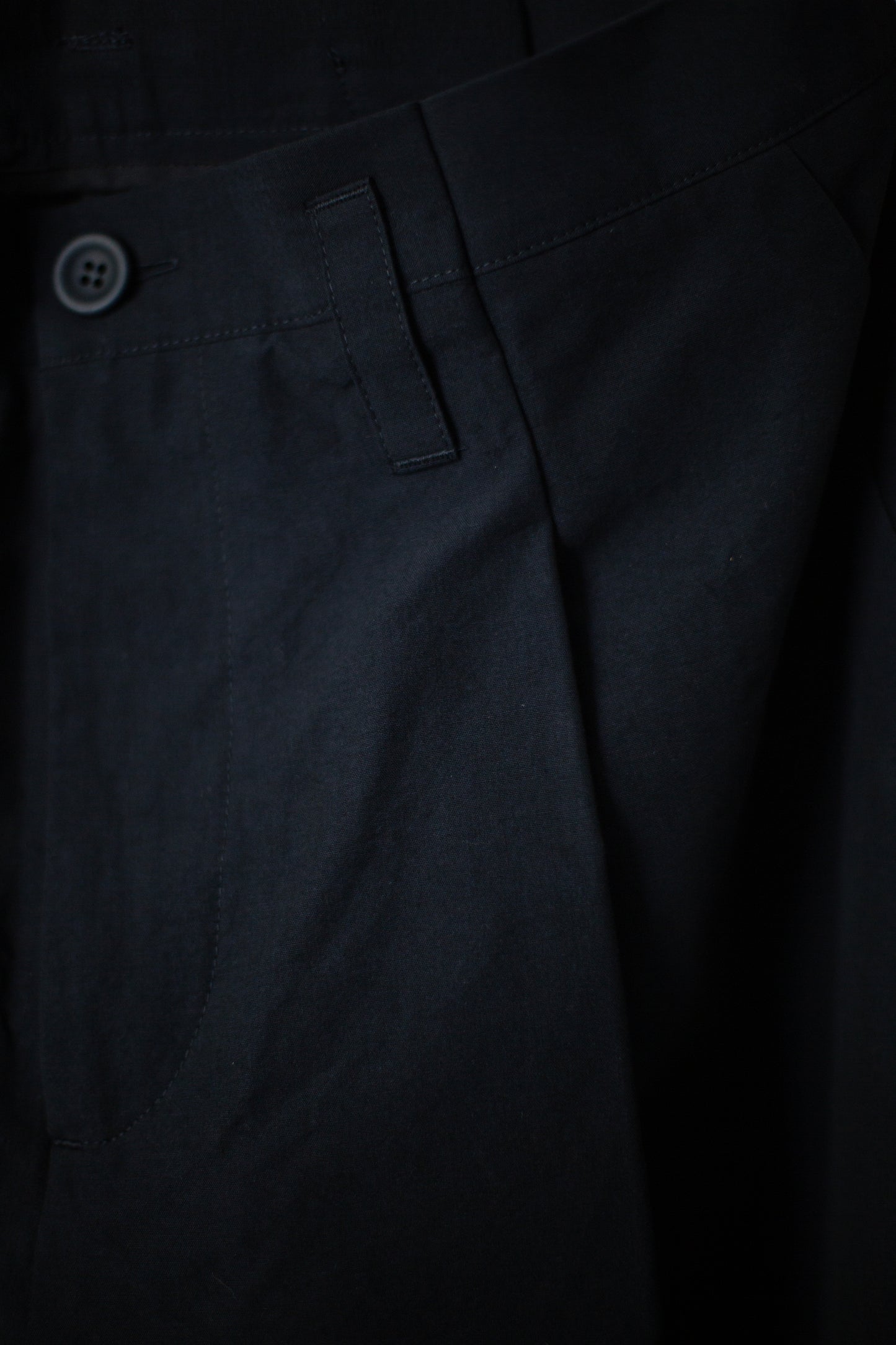 THE POTTER TROUSER IN STRUCTURED COTTON INK