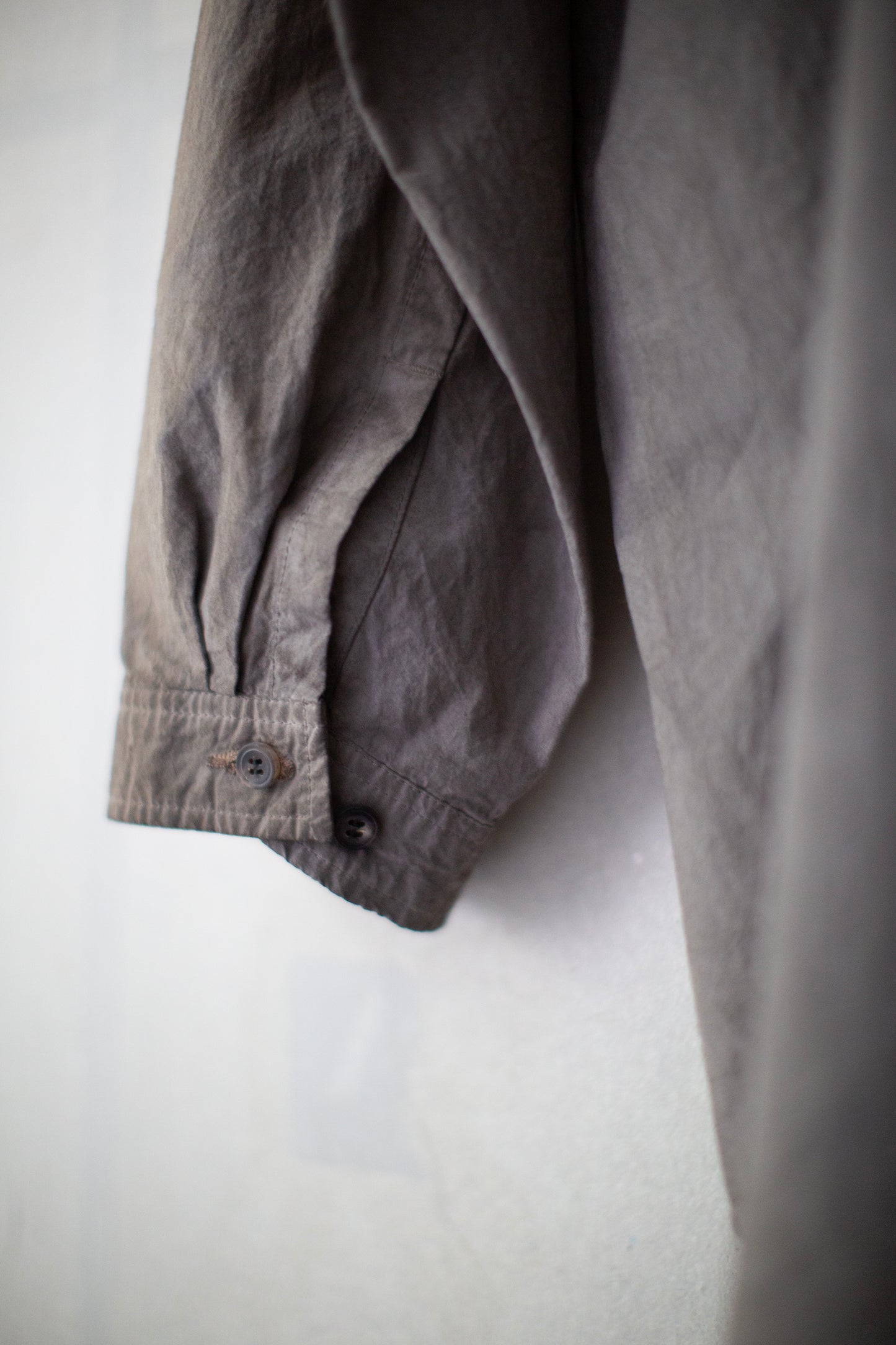 SHIRT#100 - KAKISHIBU x IRON COTTON WOOL DENSE SHIRTING