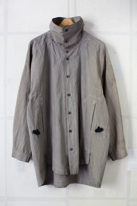 SHIRT#110 - KAKISHIBU x IRON COTTON WOOL DENSE SHIRTING
