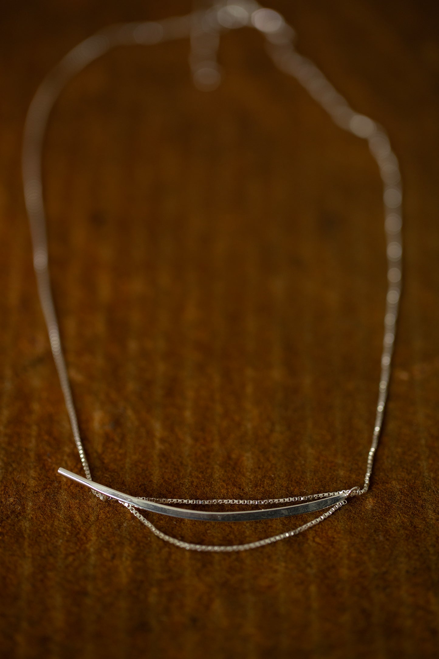 Hand forged Silver Necklace
