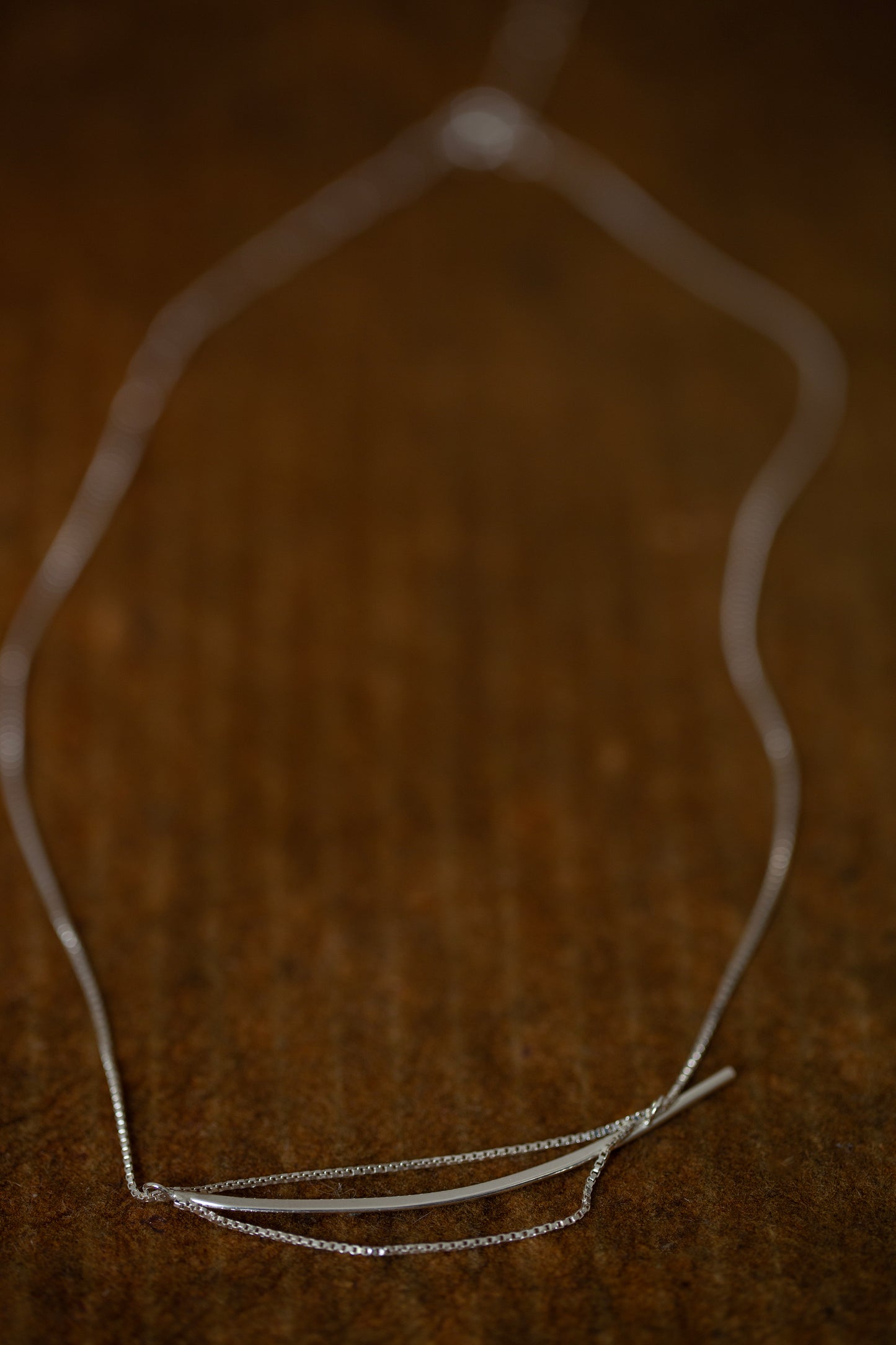 Hand forged Silver Necklace