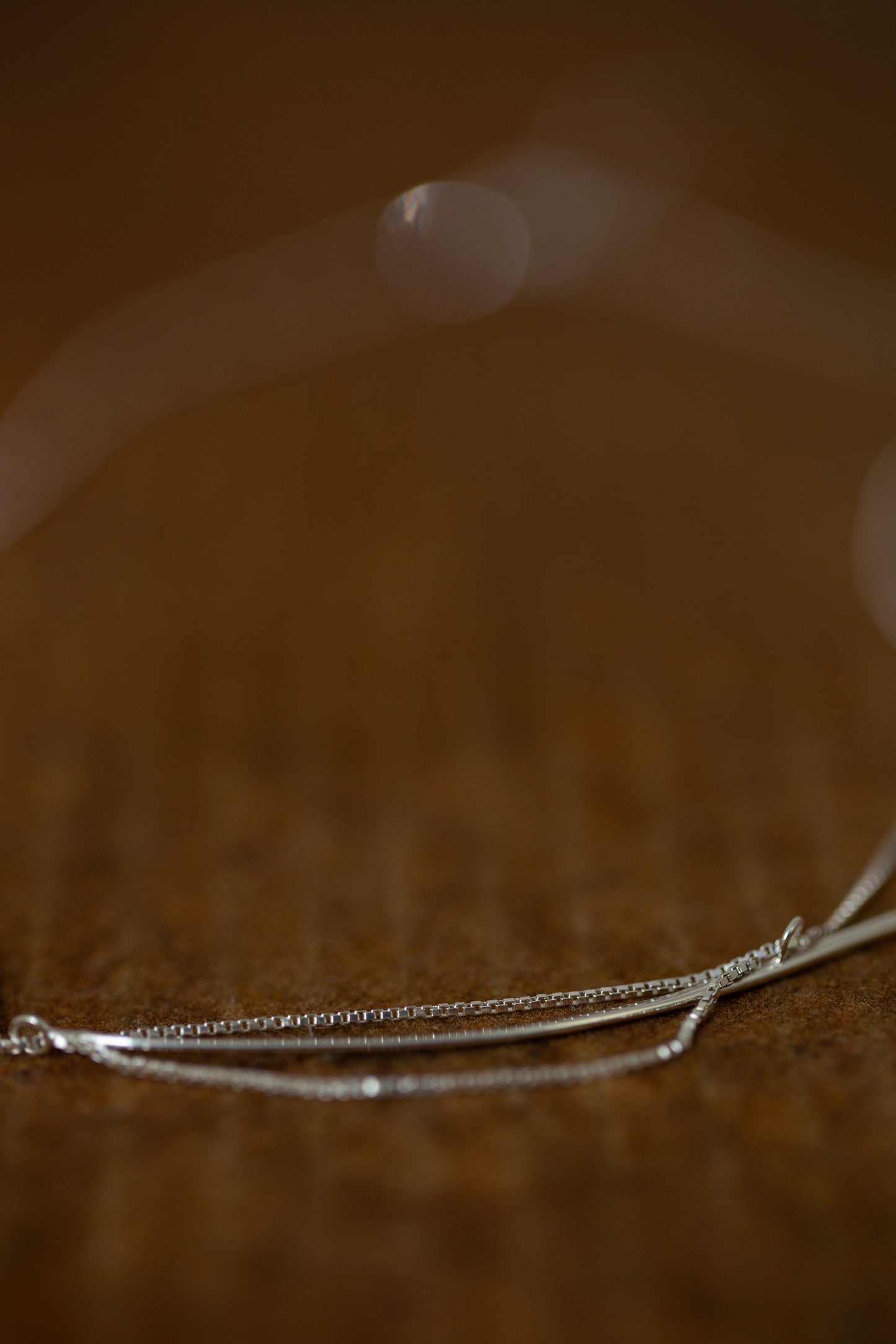 Hand forged Silver Necklace