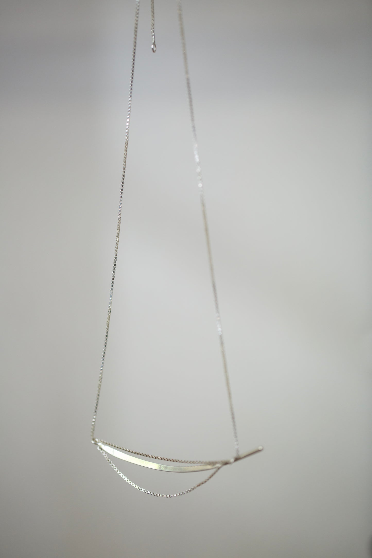 Hand forged Silver Necklace
