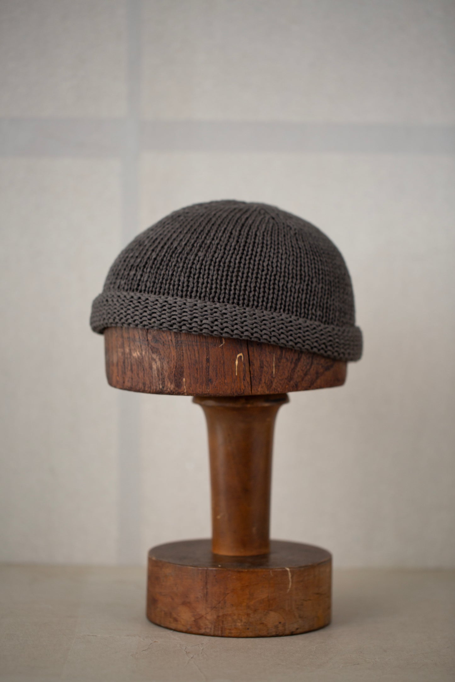 Grass knitted beanie