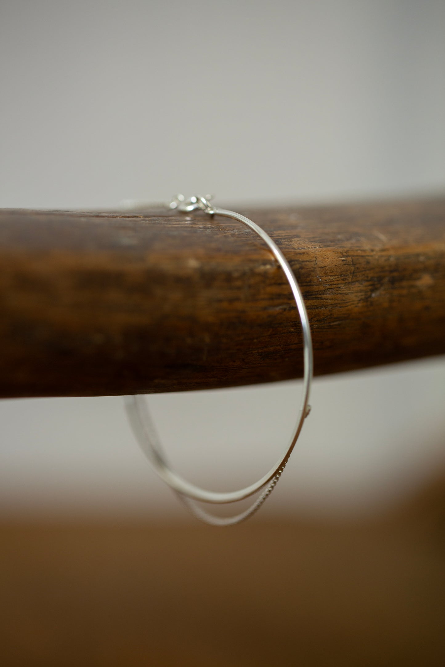 Hand forged Silver Bracelet S