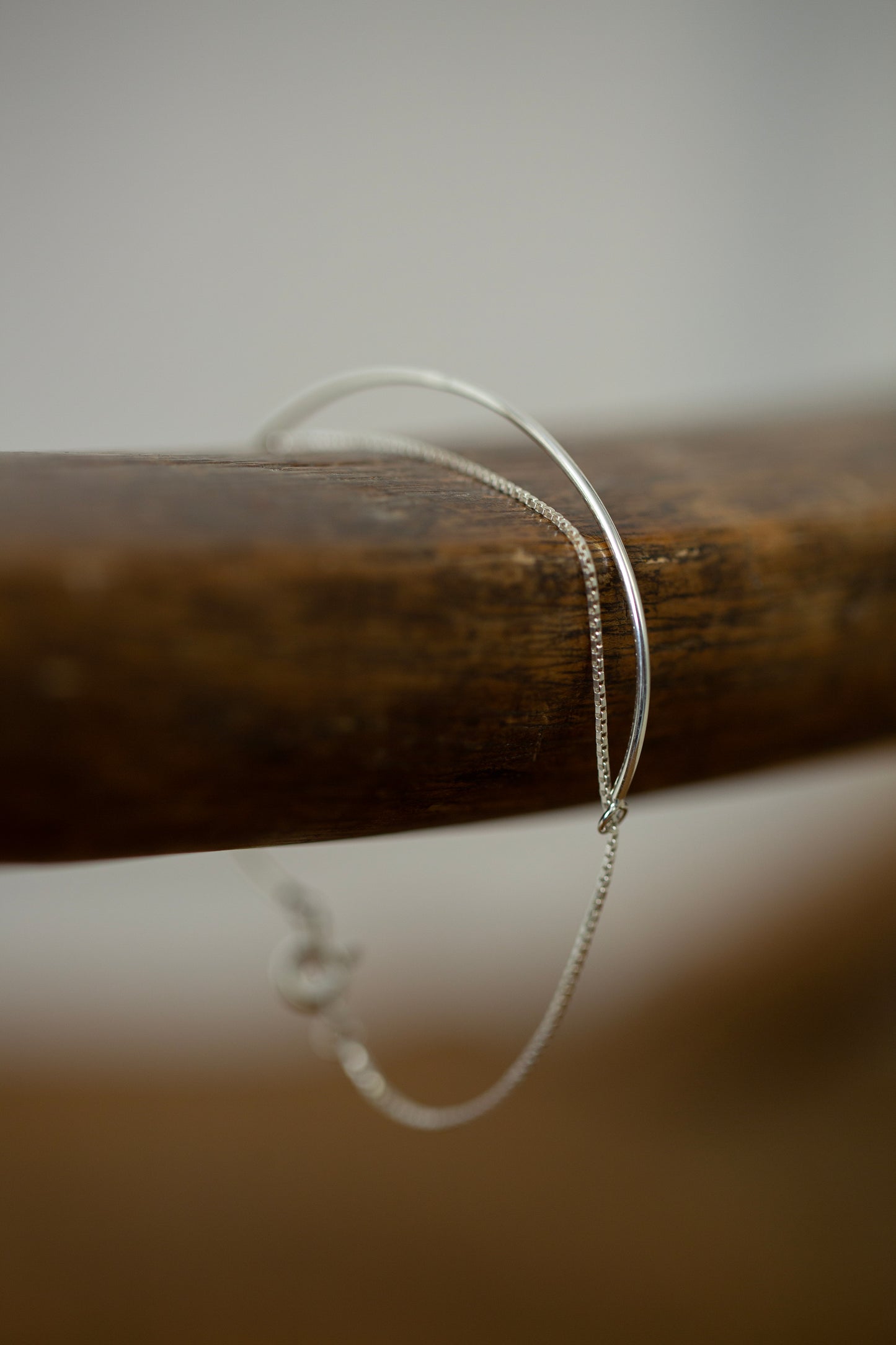 Hand forged Silver Bracelet S