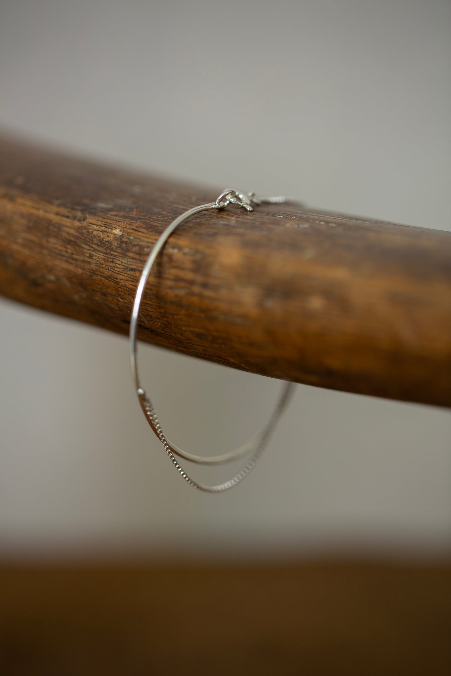 Hand forged Silver Bracelet S