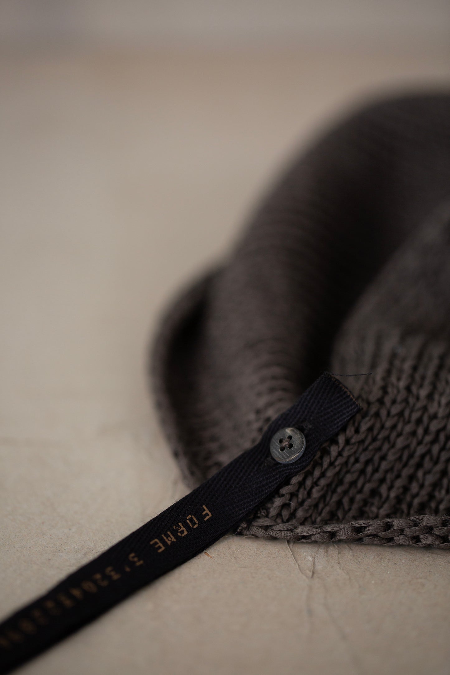 Grass knitted beanie