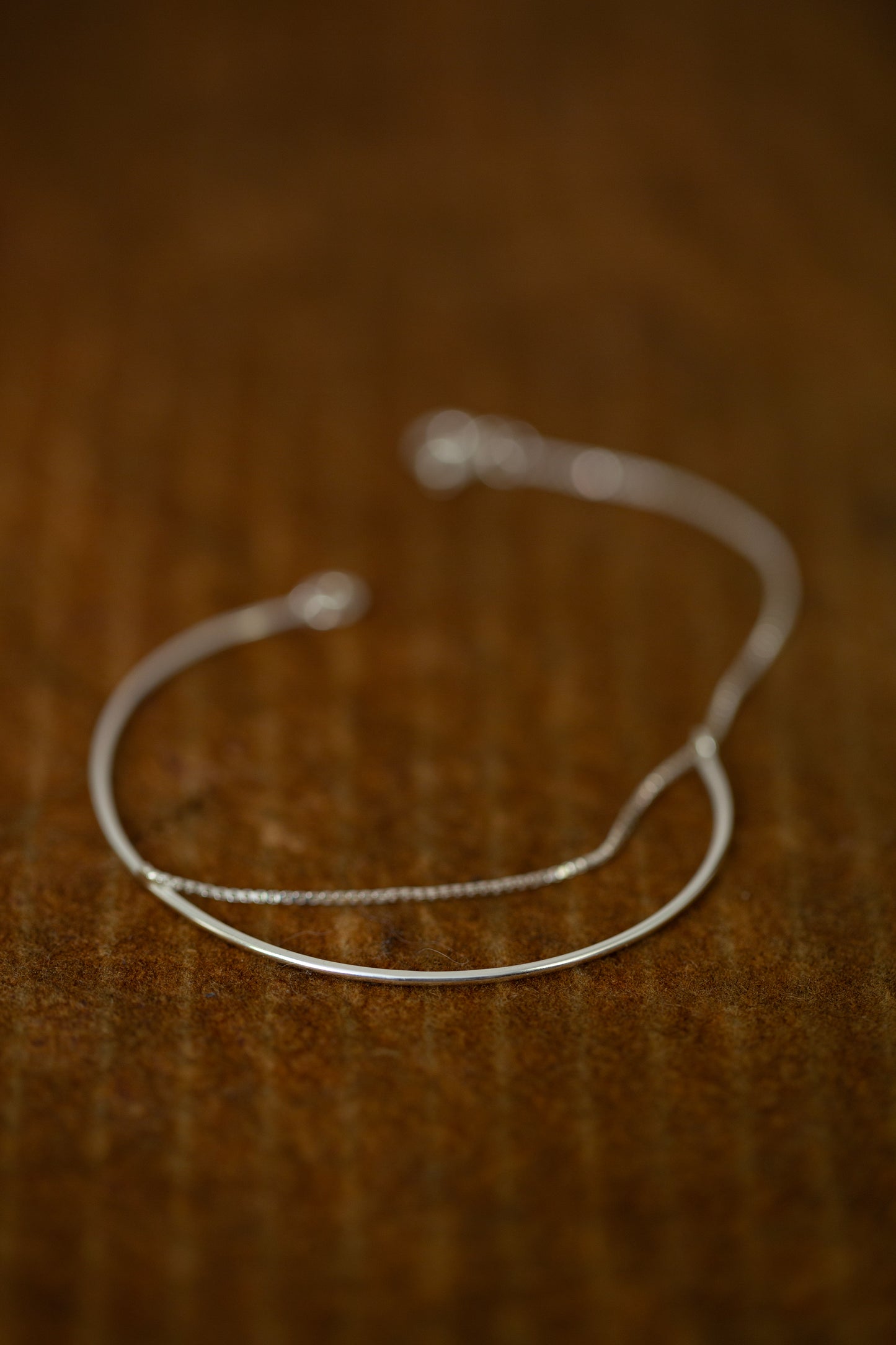 Hand forged Silver Bracelet S