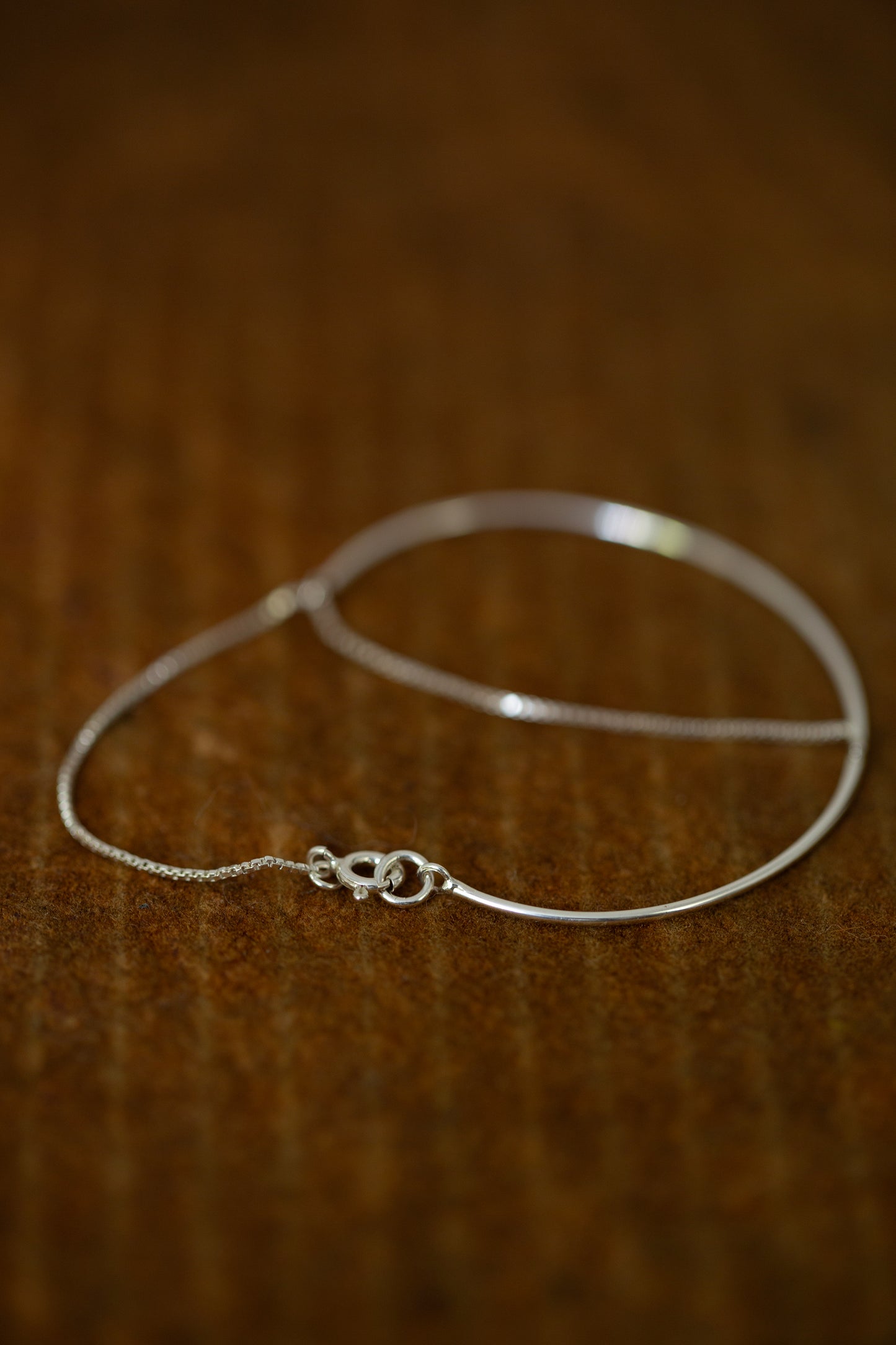 Hand forged Silver Bracelet S