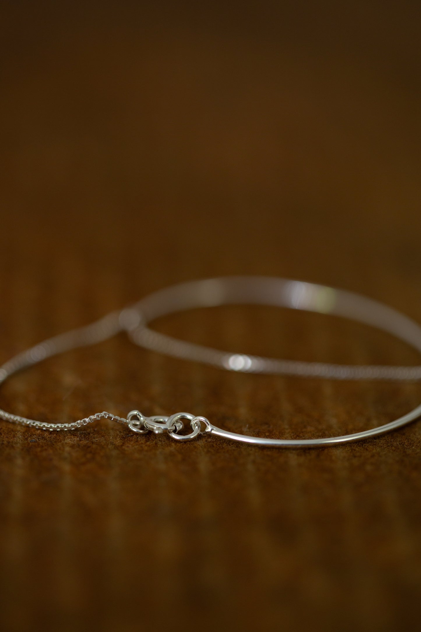 Hand forged Silver Bracelet S