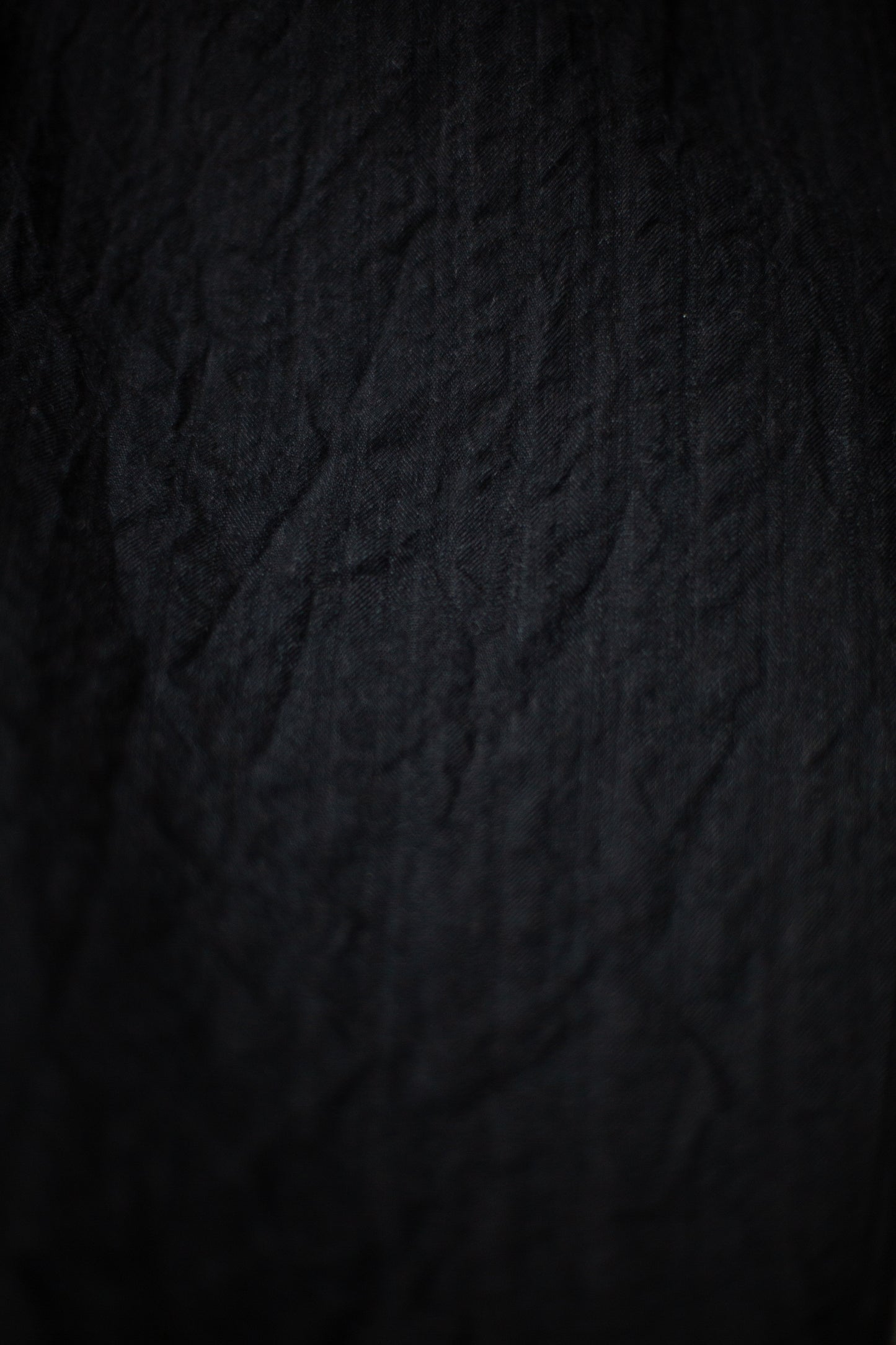 Off Black Tucked Loose Pants