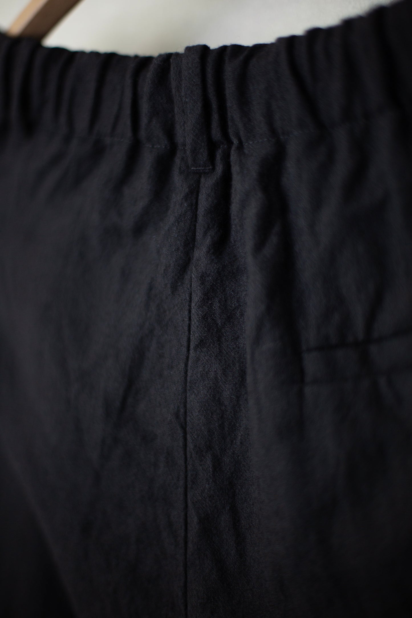 Black slim pullon pants