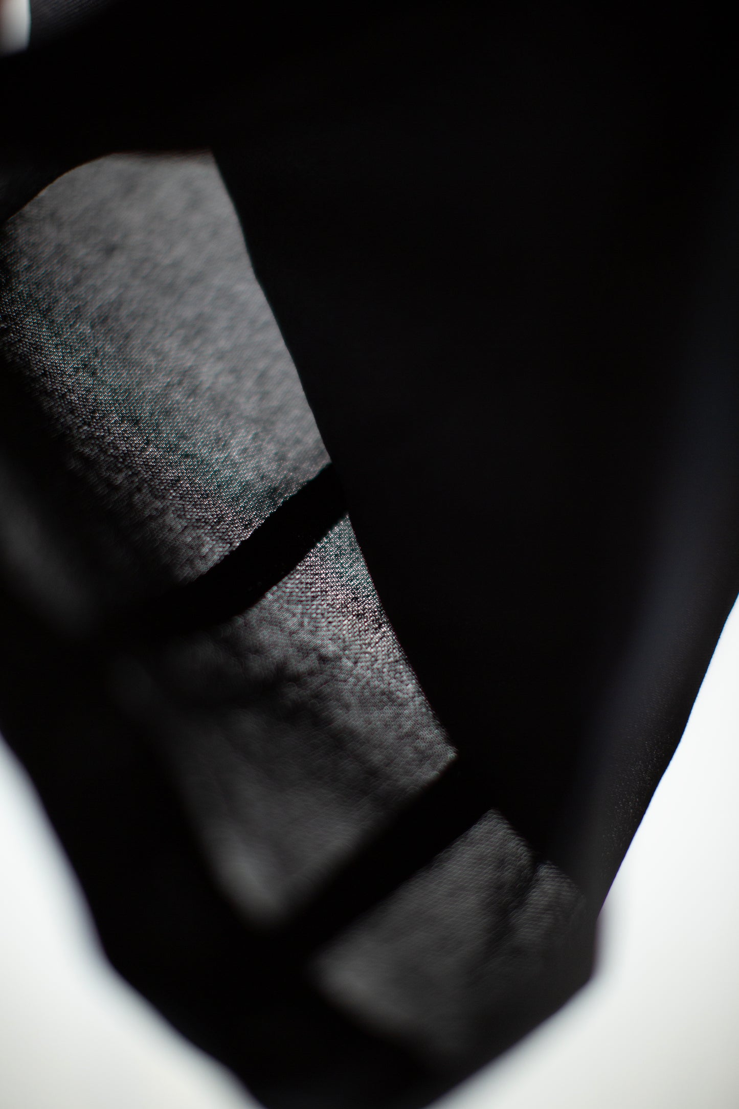 TROUSERS#90 - PAPER SHEER TWILL BLACK