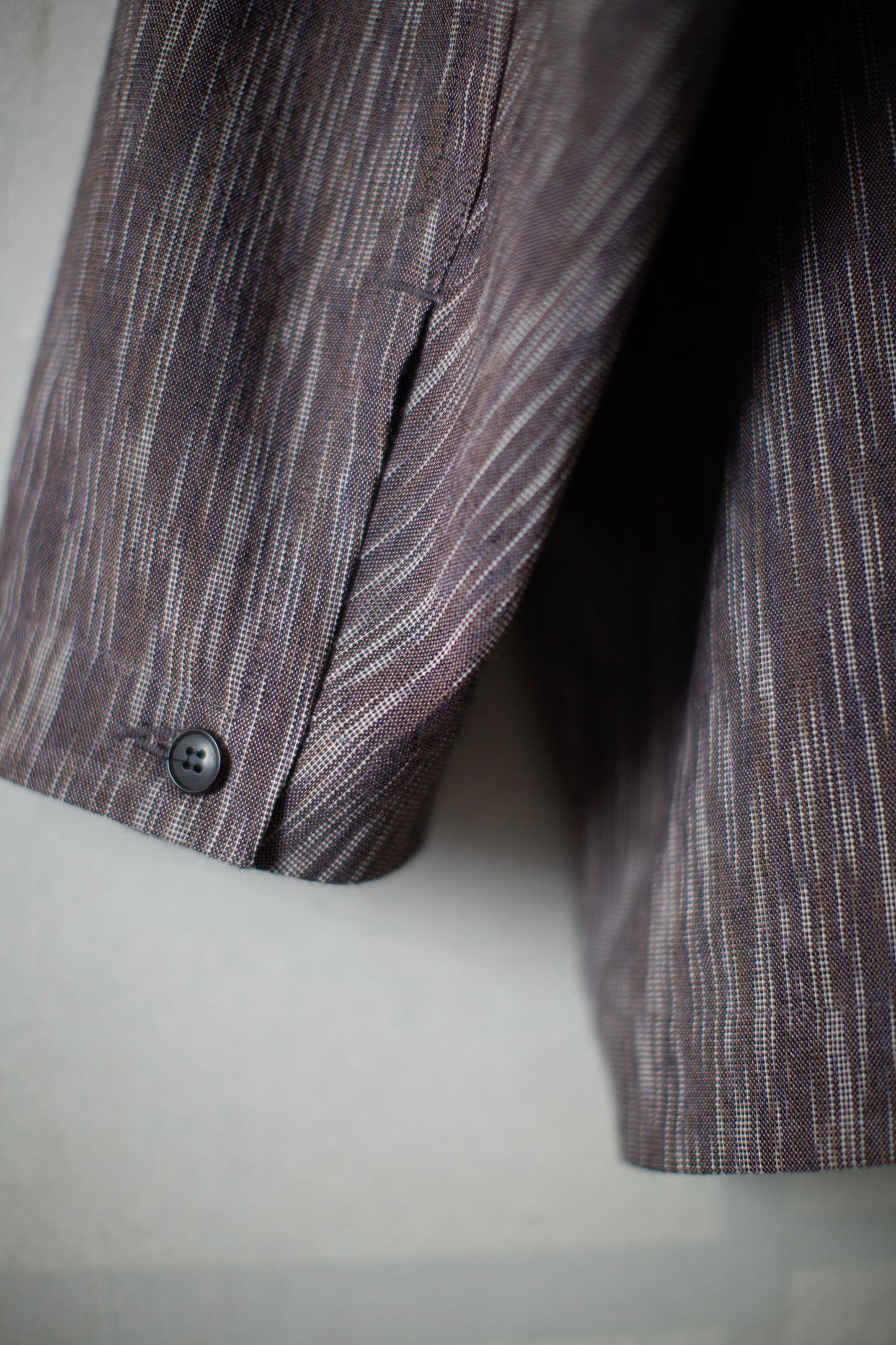 JACKET#65 - KASURI COTTON SILK OLD LAVENDER