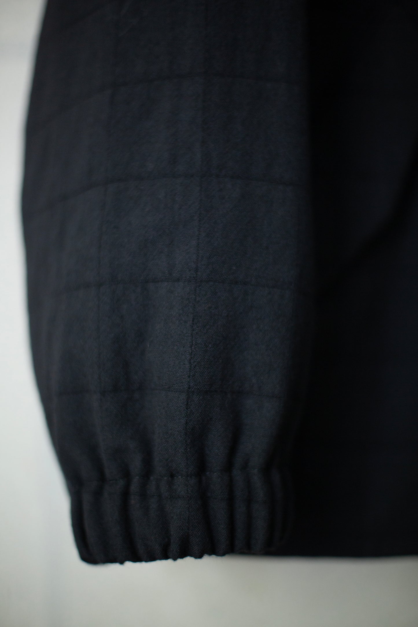 Black Padded Bomber Coat