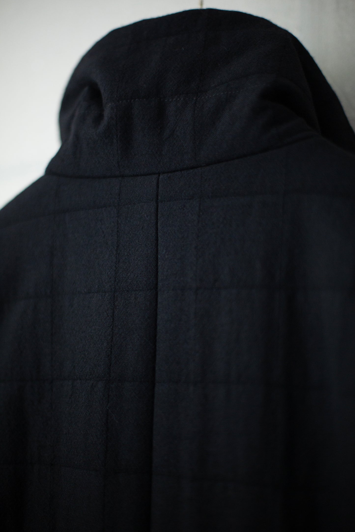 Black Padded Bomber Coat