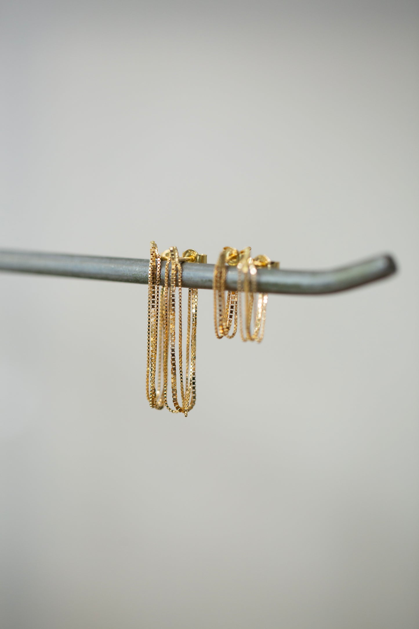 Pair Of Gold Chain Earrings M