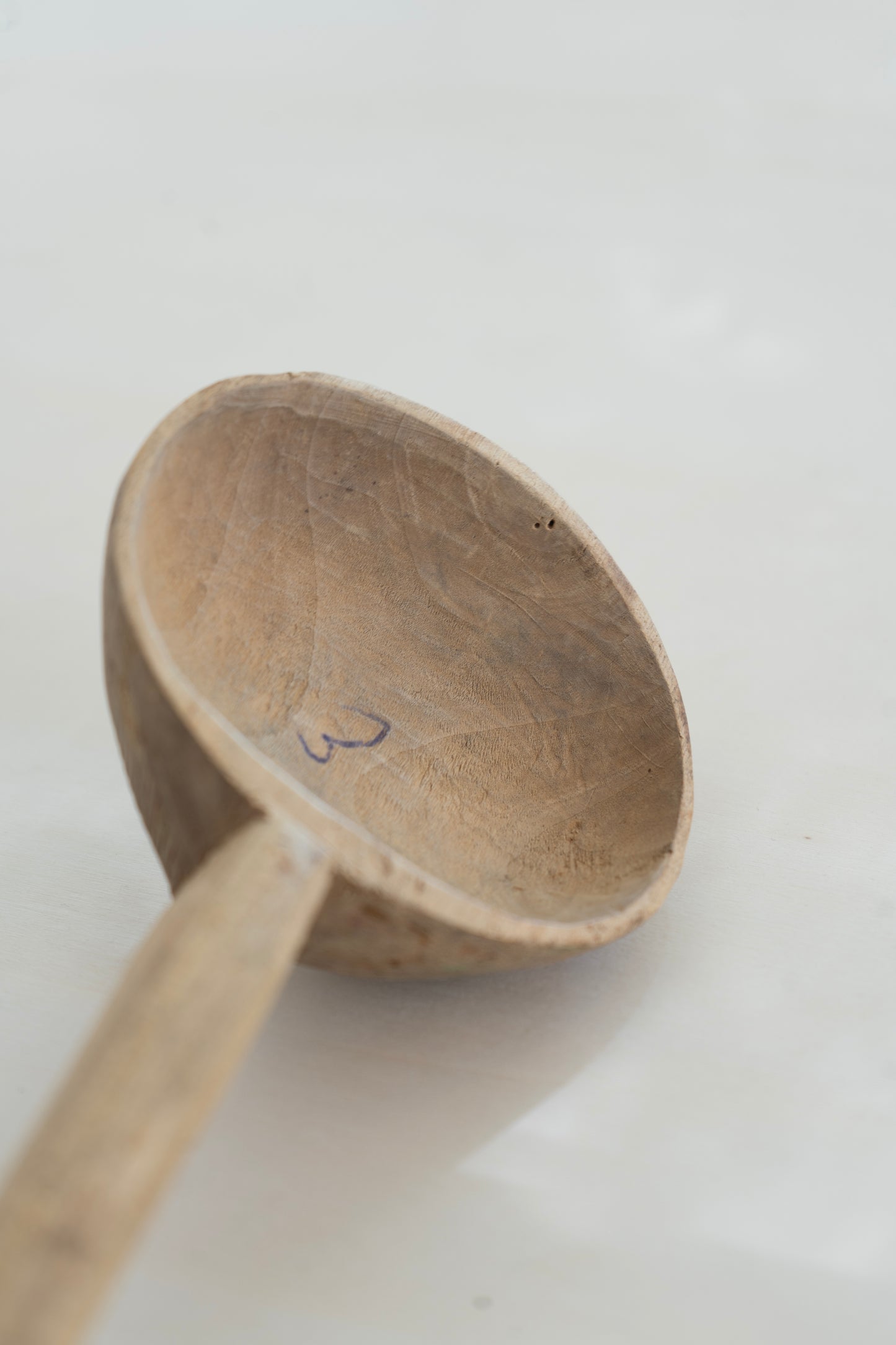 Hand carved wooden spoon (32 cm)