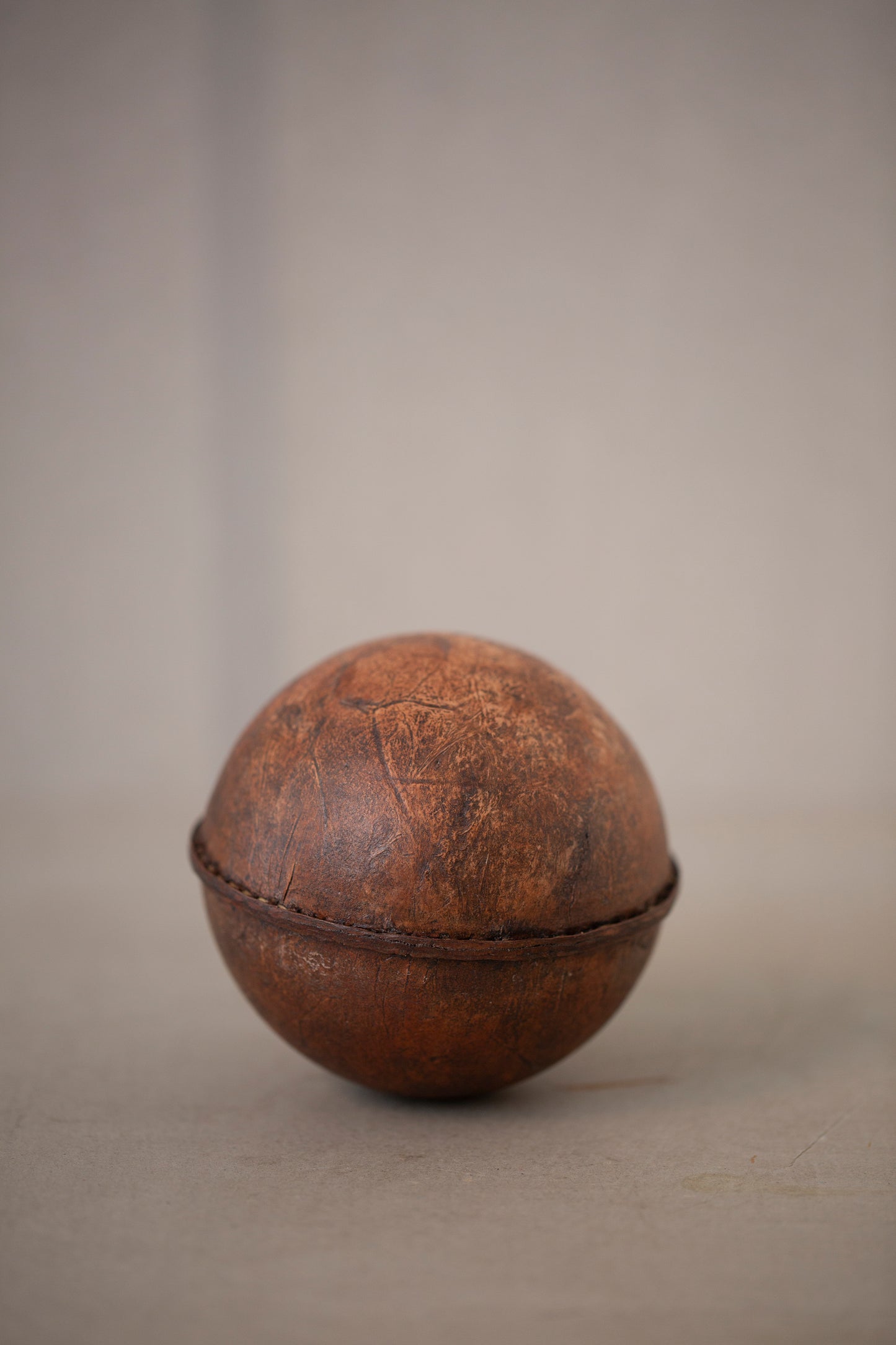 Hand crafted leather ball #2