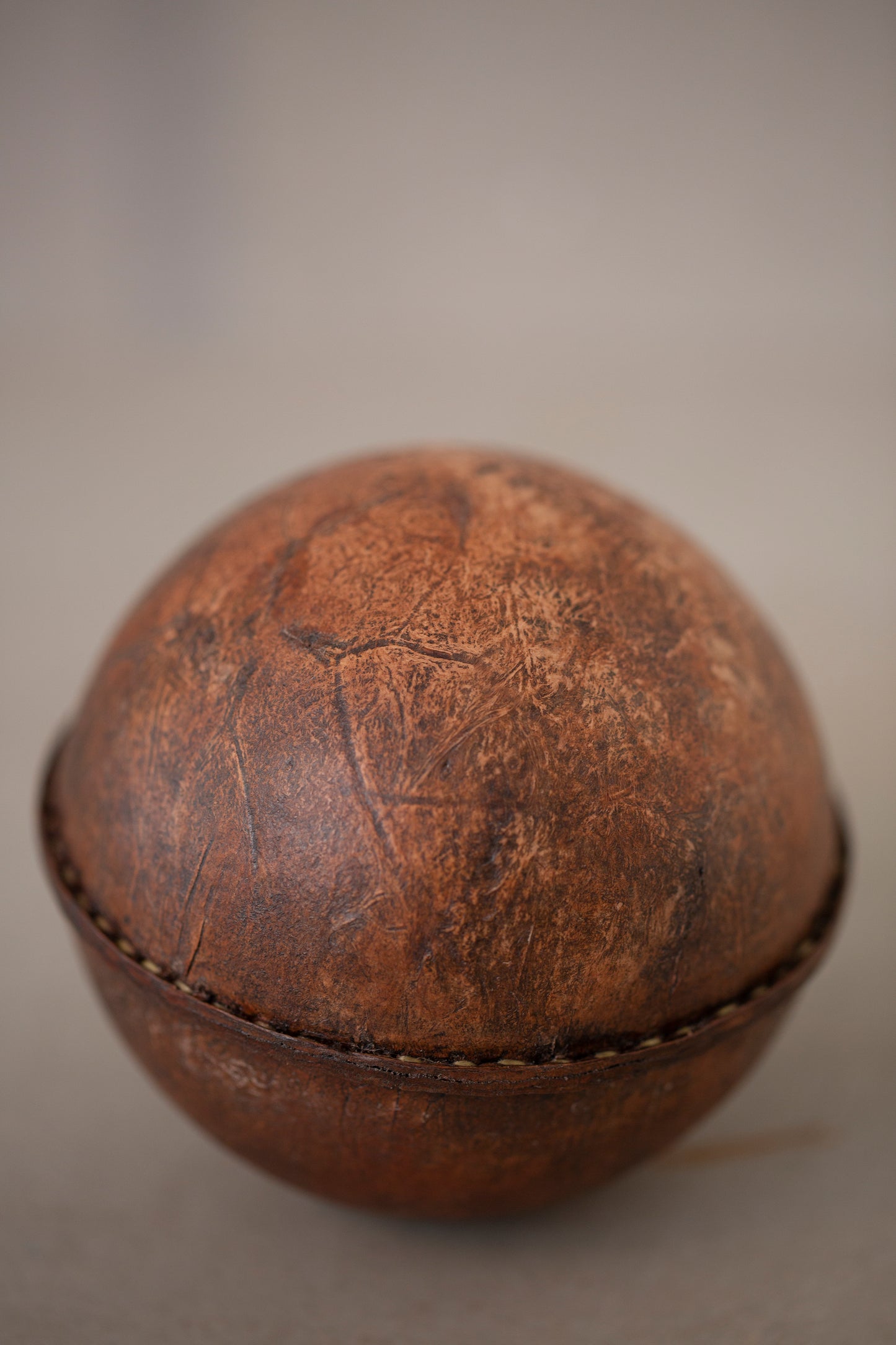 Hand crafted leather ball #2