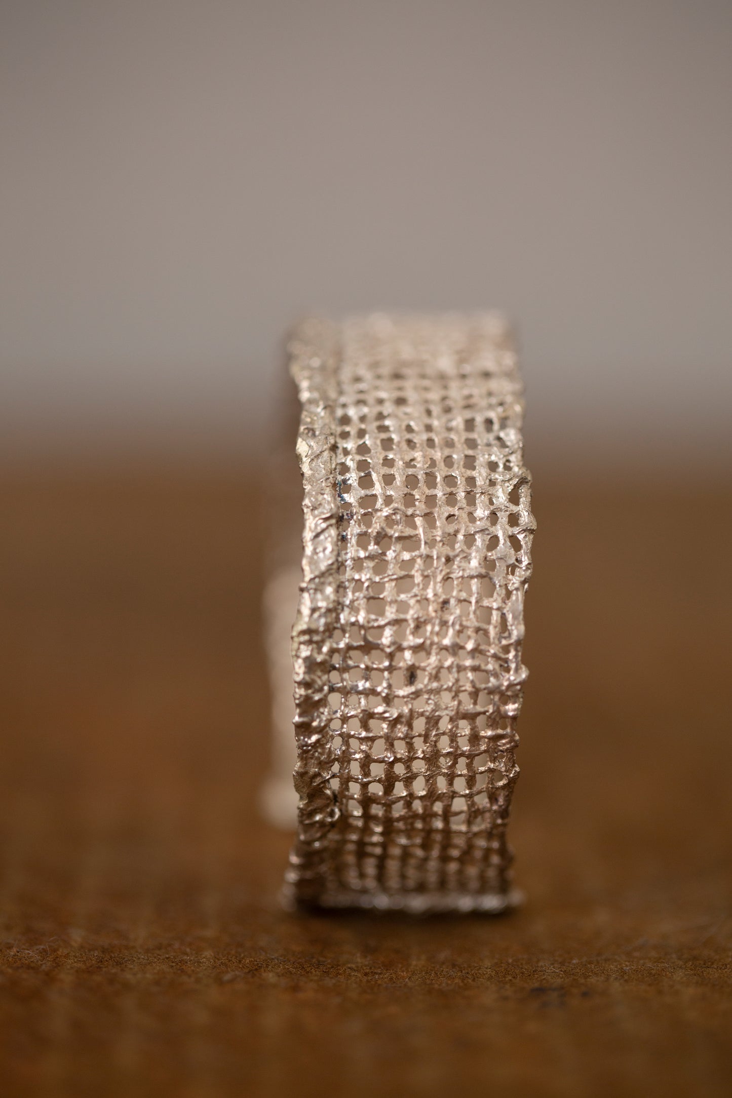 'Un-fabric' wide bangle