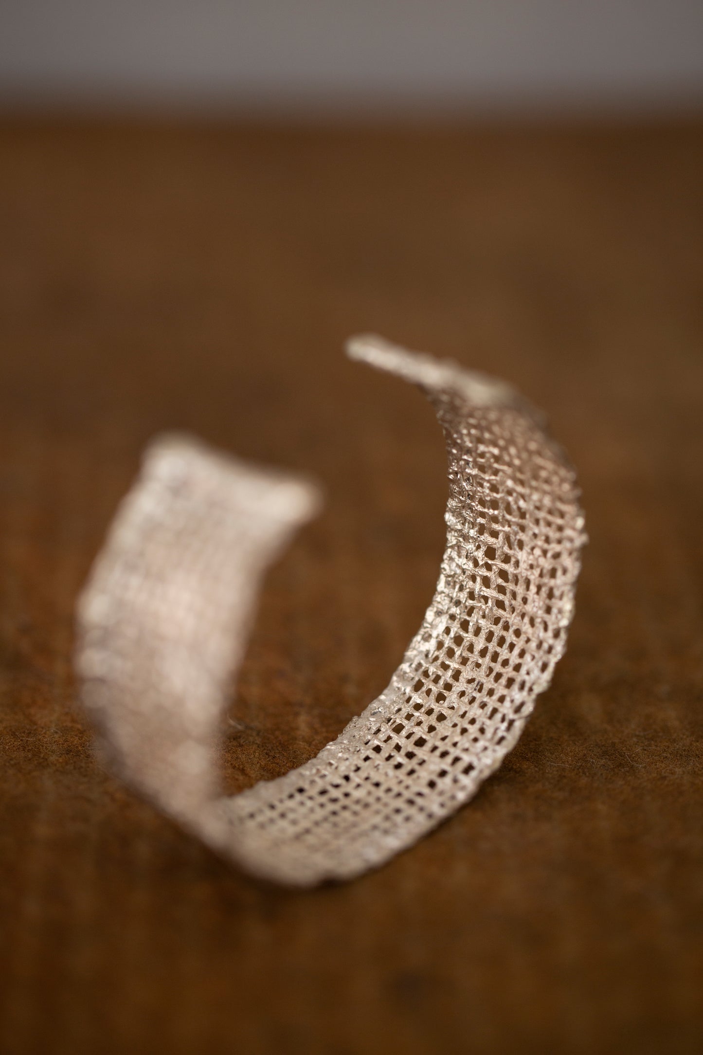 'Un-fabric' wide bangle
