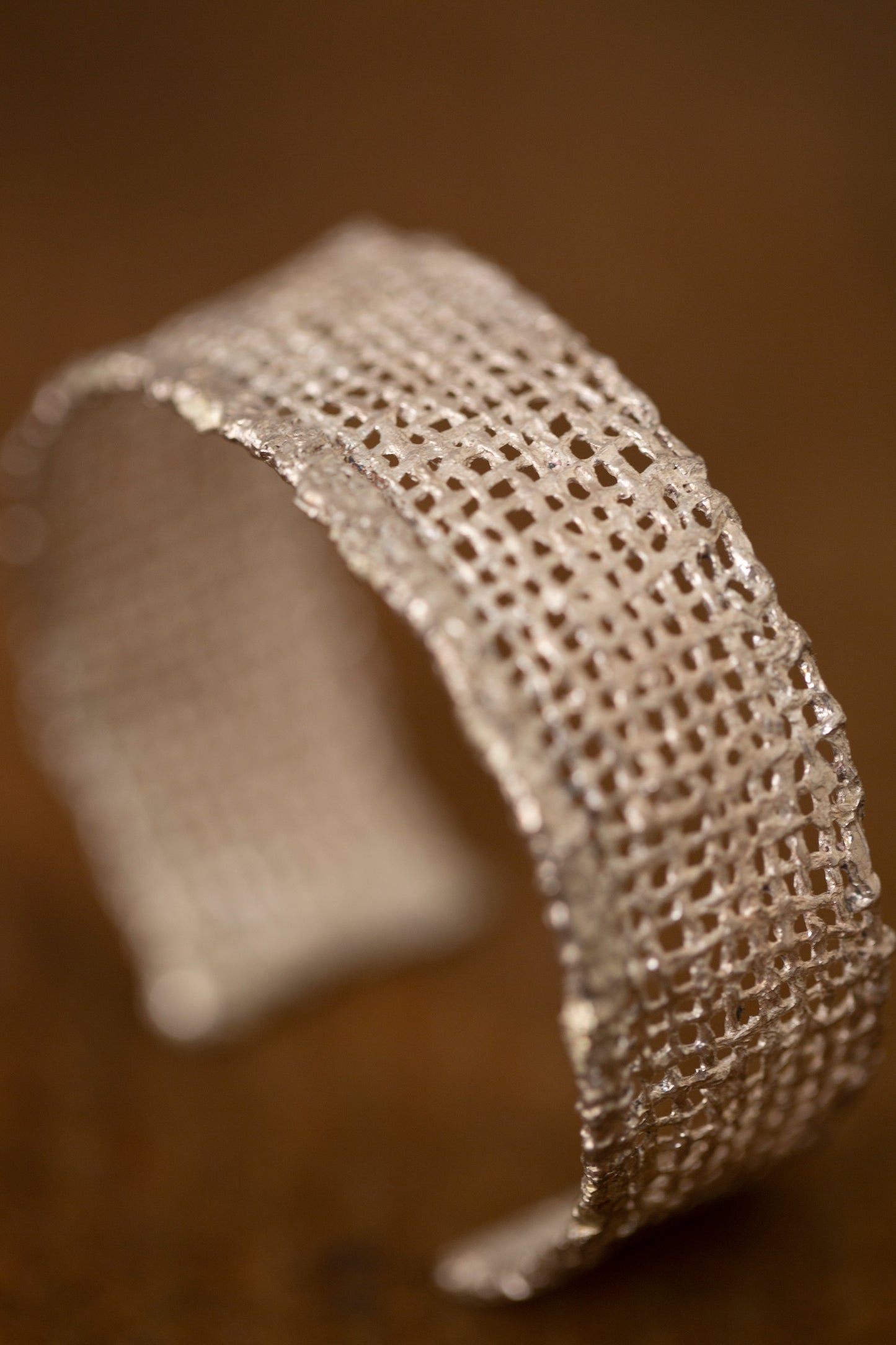 'Un-fabric' wide bangle