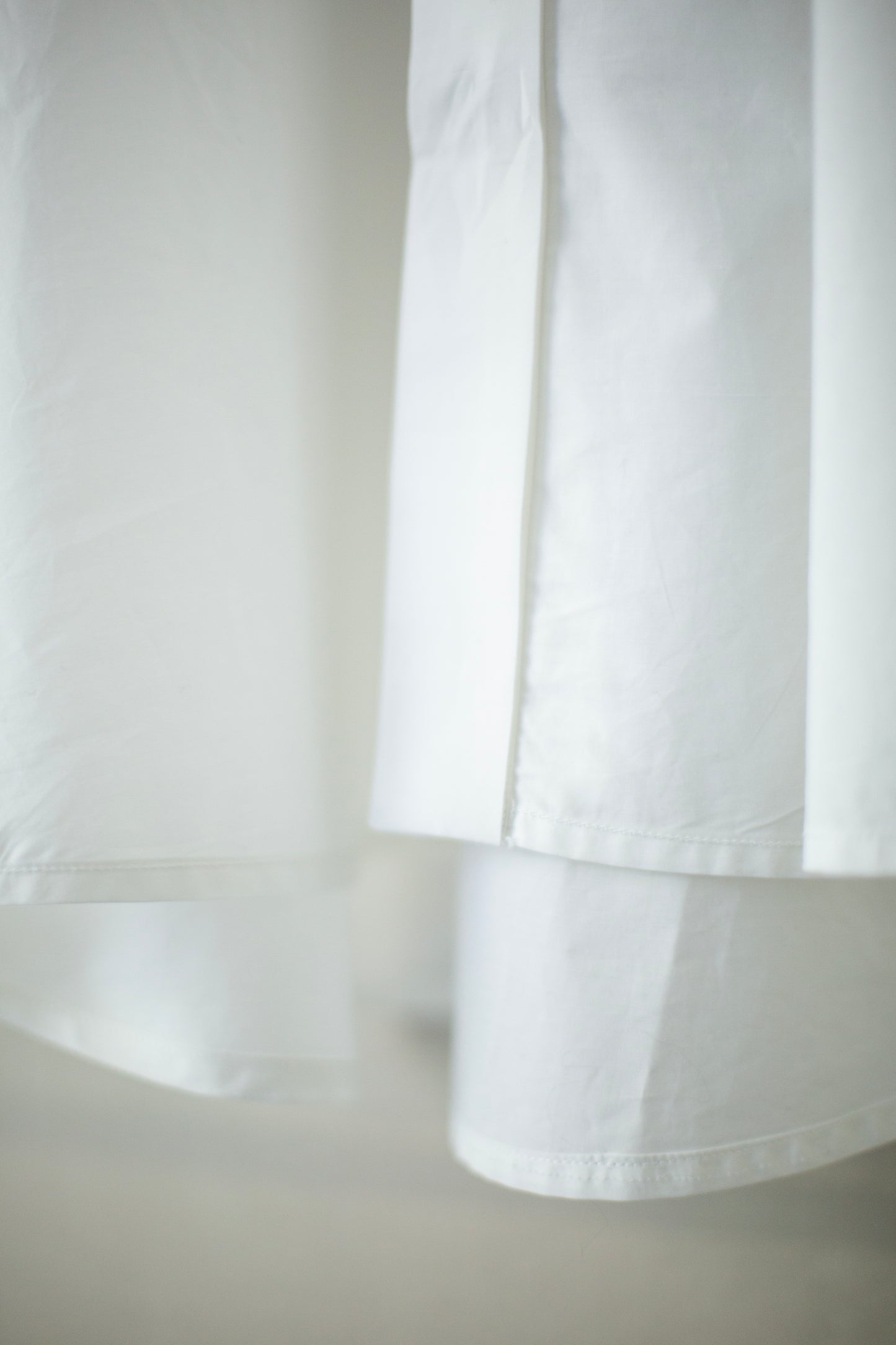 SHIRT#90 - WHITE COTTON POPELINE