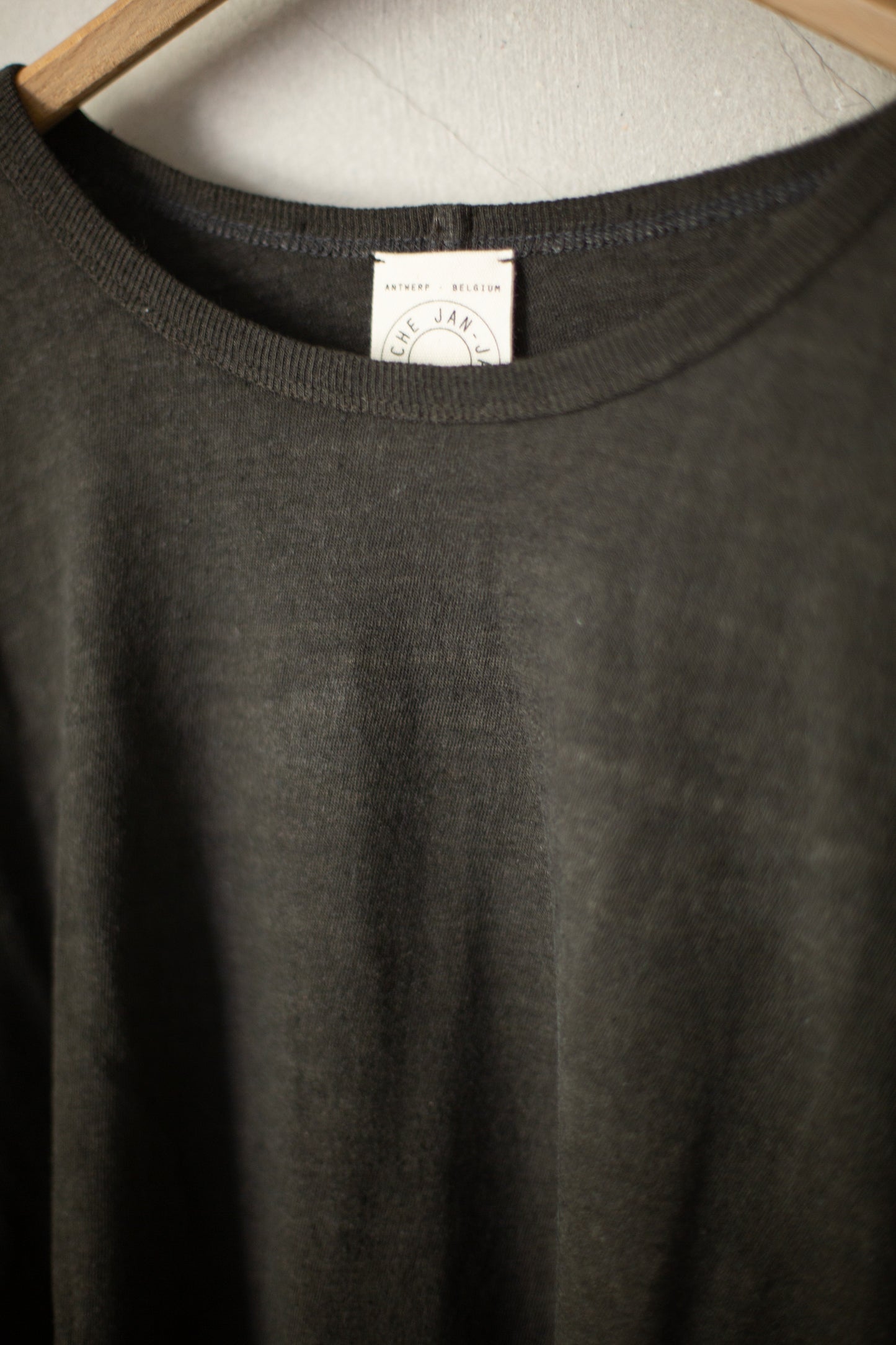 TEE#77 - DARK SUMI HEMP COTTON JERSEY