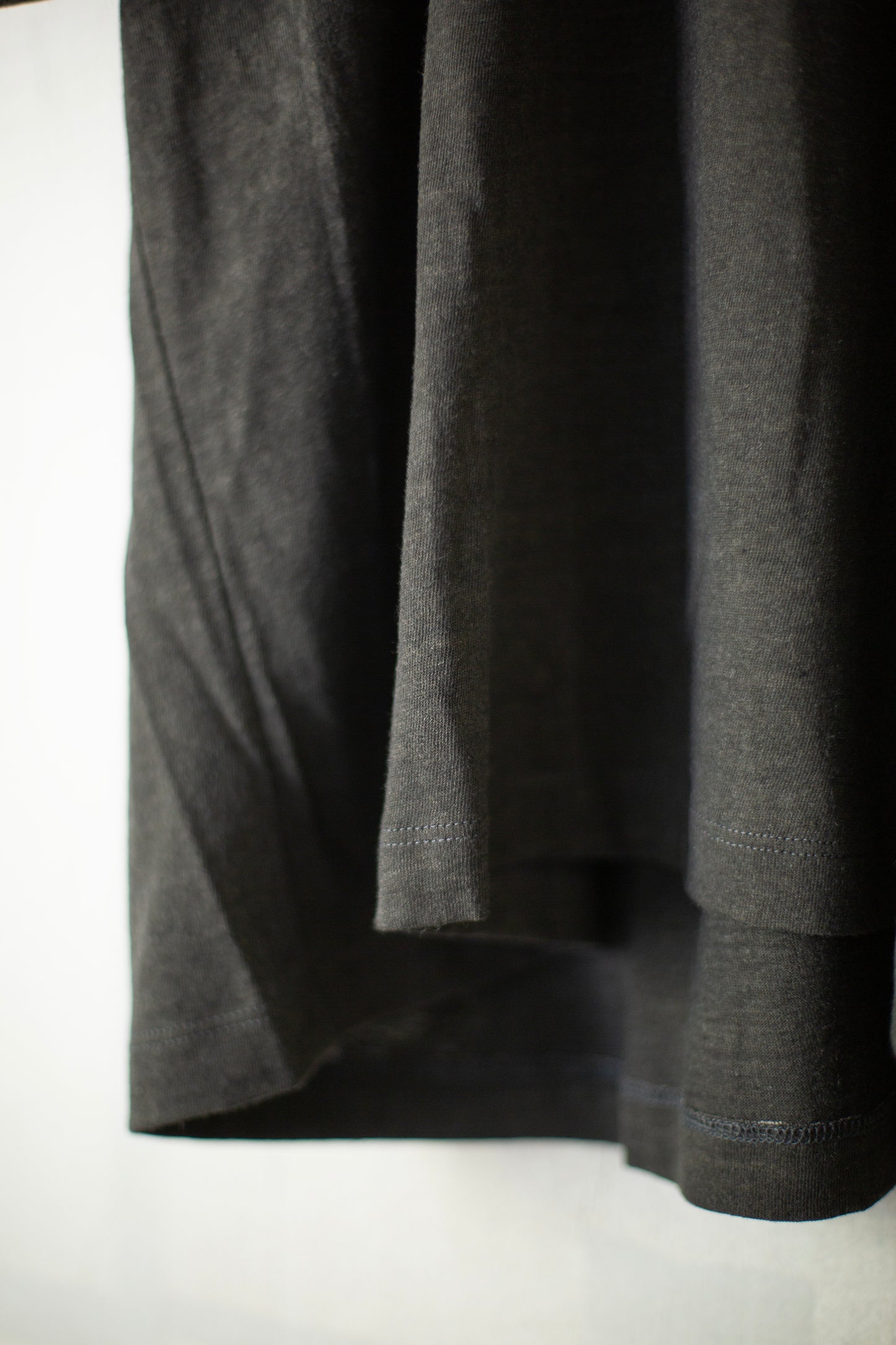 TEE#77 - DARK SUMI HEMP COTTON JERSEY