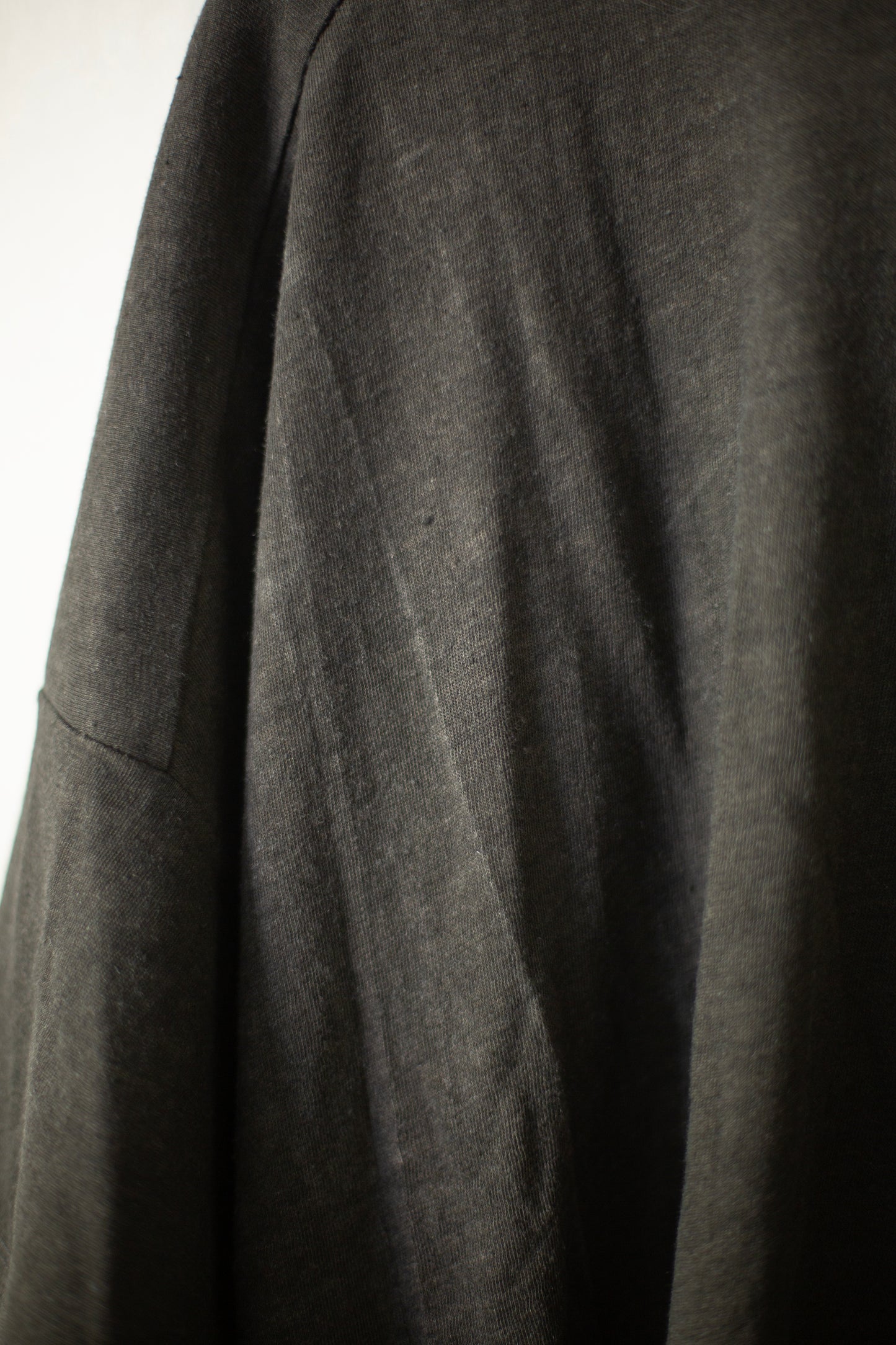 TEE#77 - DARK SUMI HEMP COTTON JERSEY