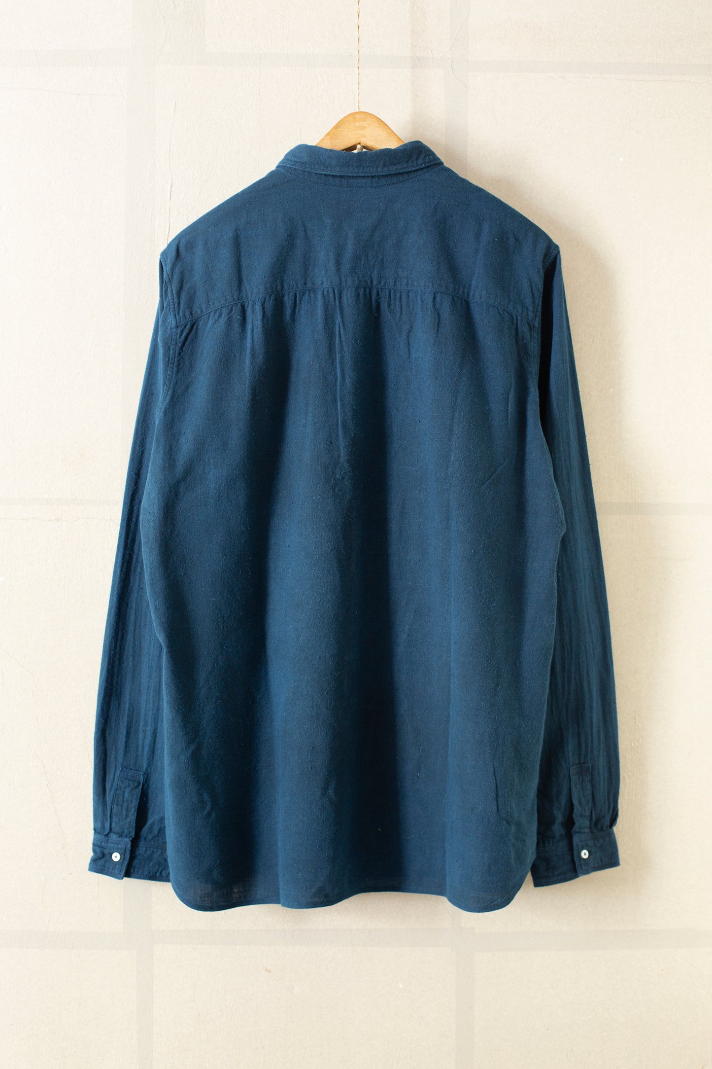 ASH x INDIGO DYE SHIRT by MITTAN IN HANDWOVEN KHADI COTTON