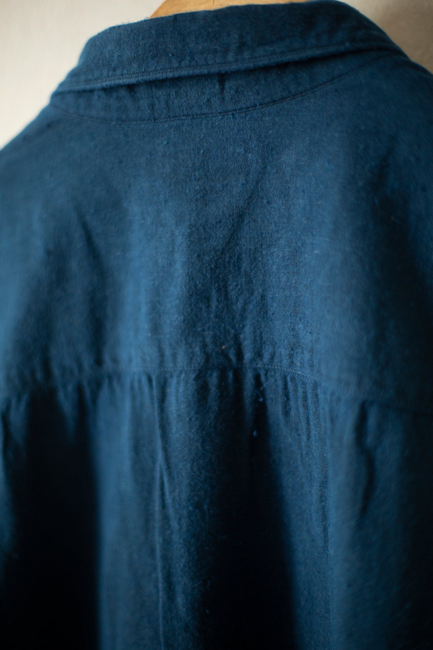 ASH x INDIGO DYE SHIRT by MITTAN IN HANDWOVEN KHADI COTTON