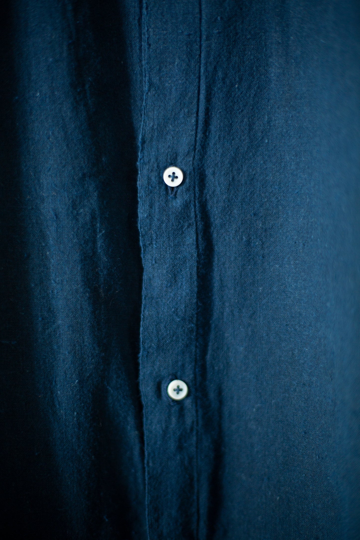 ASH x INDIGO DYE SHIRT by MITTAN IN HANDWOVEN KHADI COTTON
