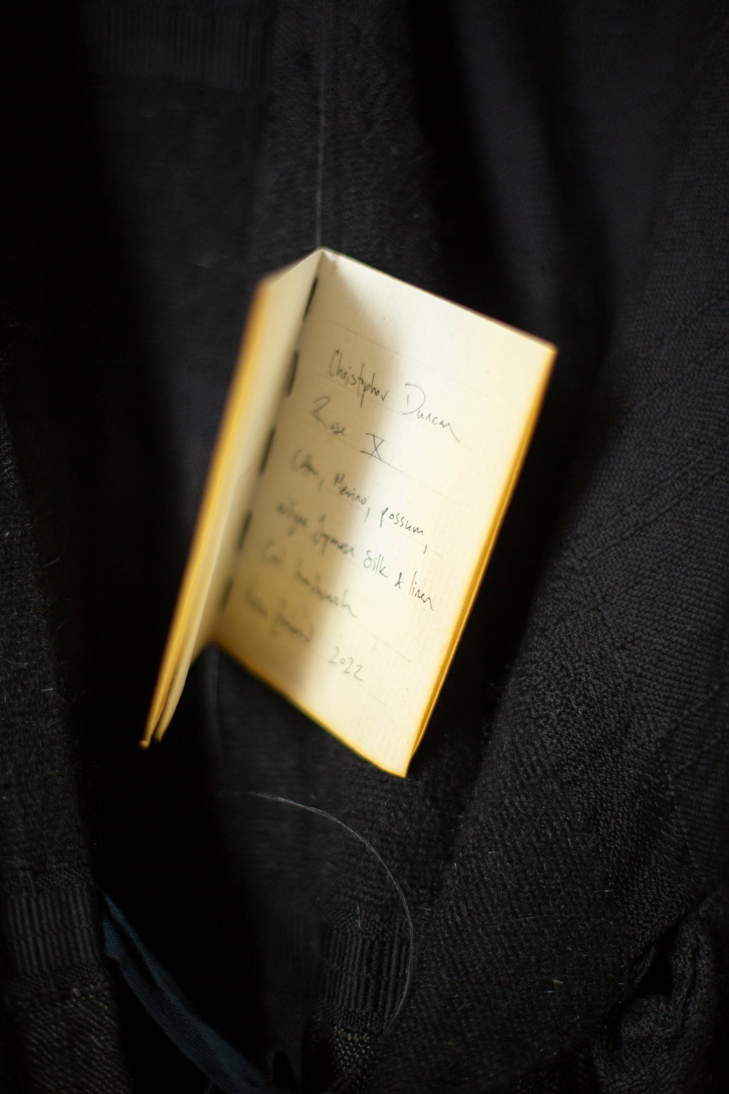 ROSE X - a black kimono coat