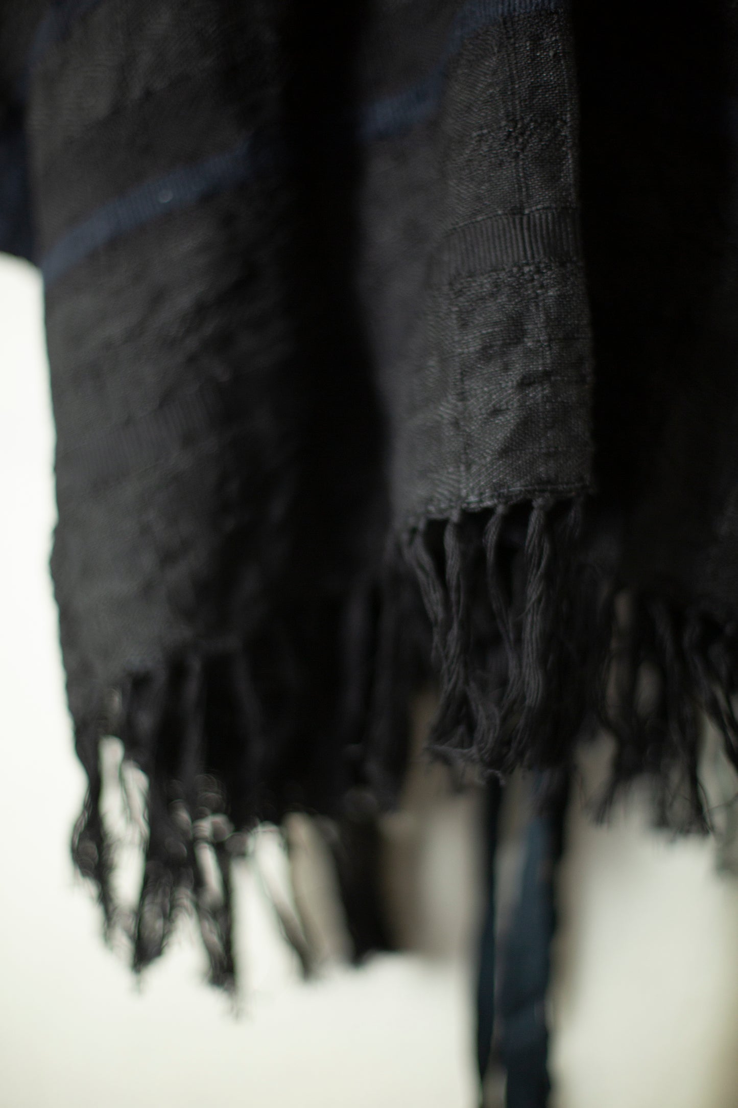ROSE XIII - a black cropped kimono vest