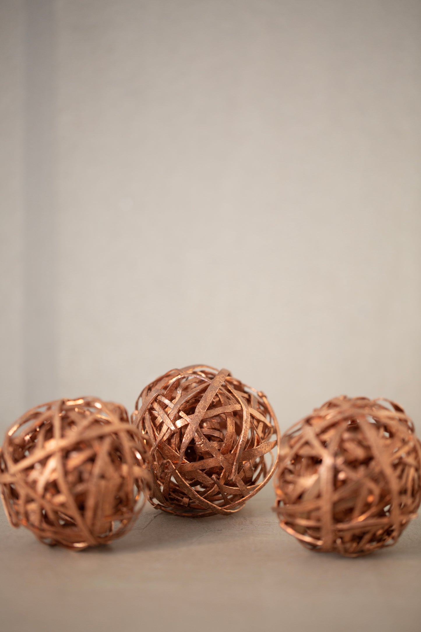 Coiled Copper Balls