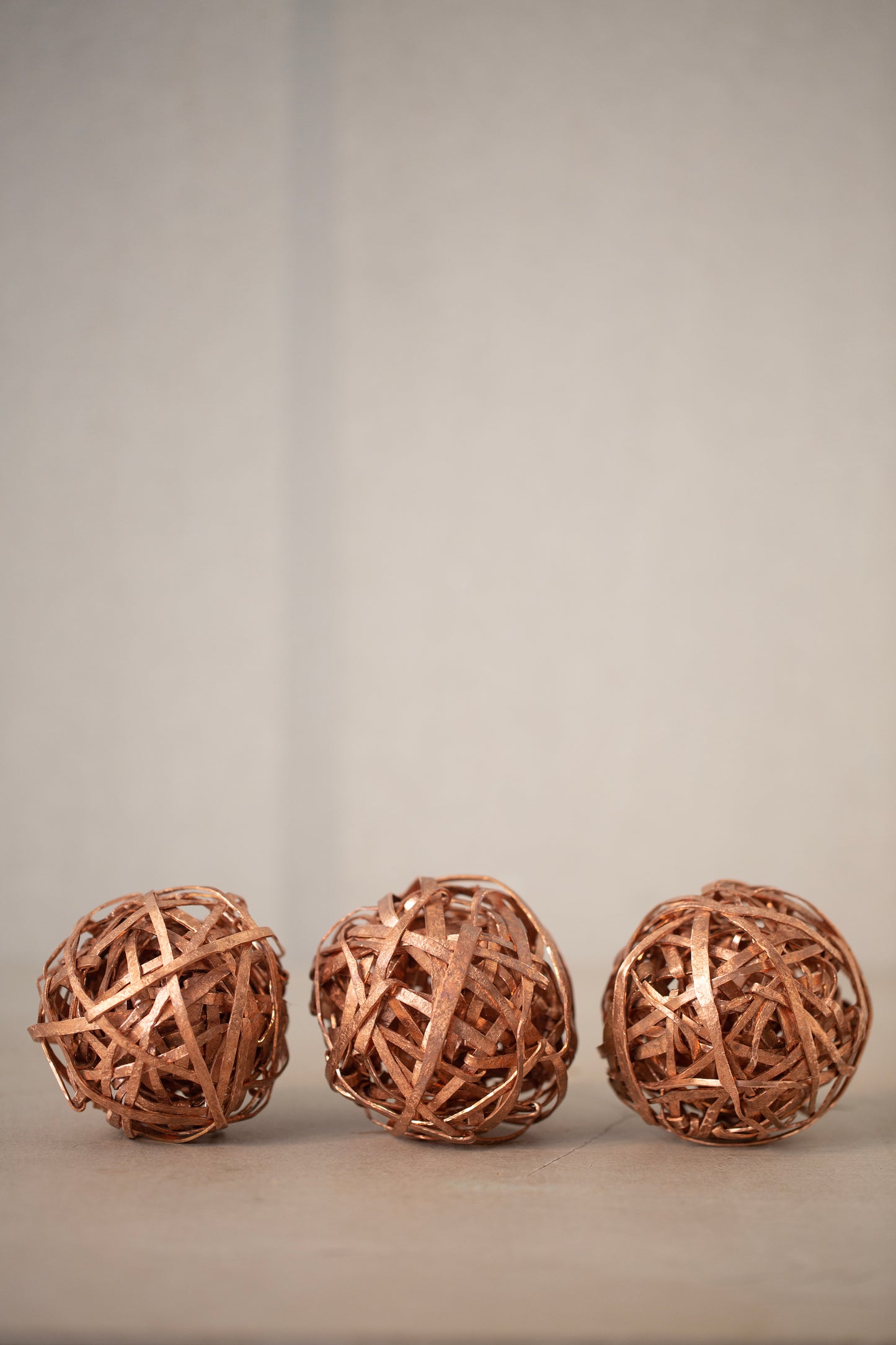 Coiled Copper Balls