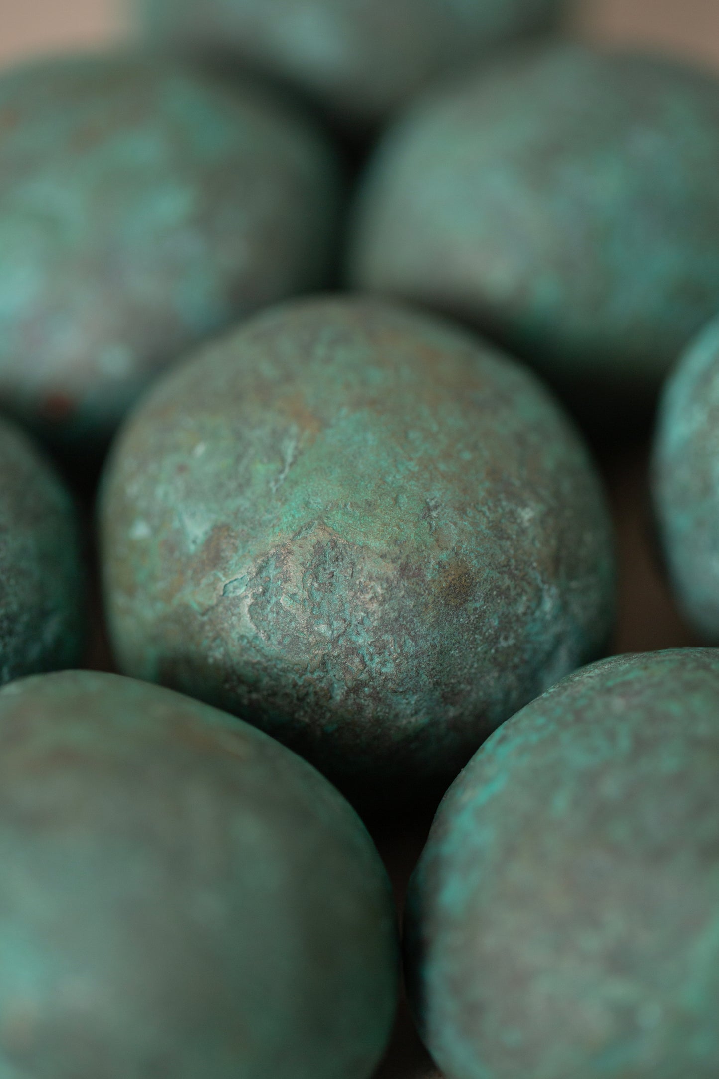 Casted Bronze Stone Paperweights 'A Quiet Mountain'