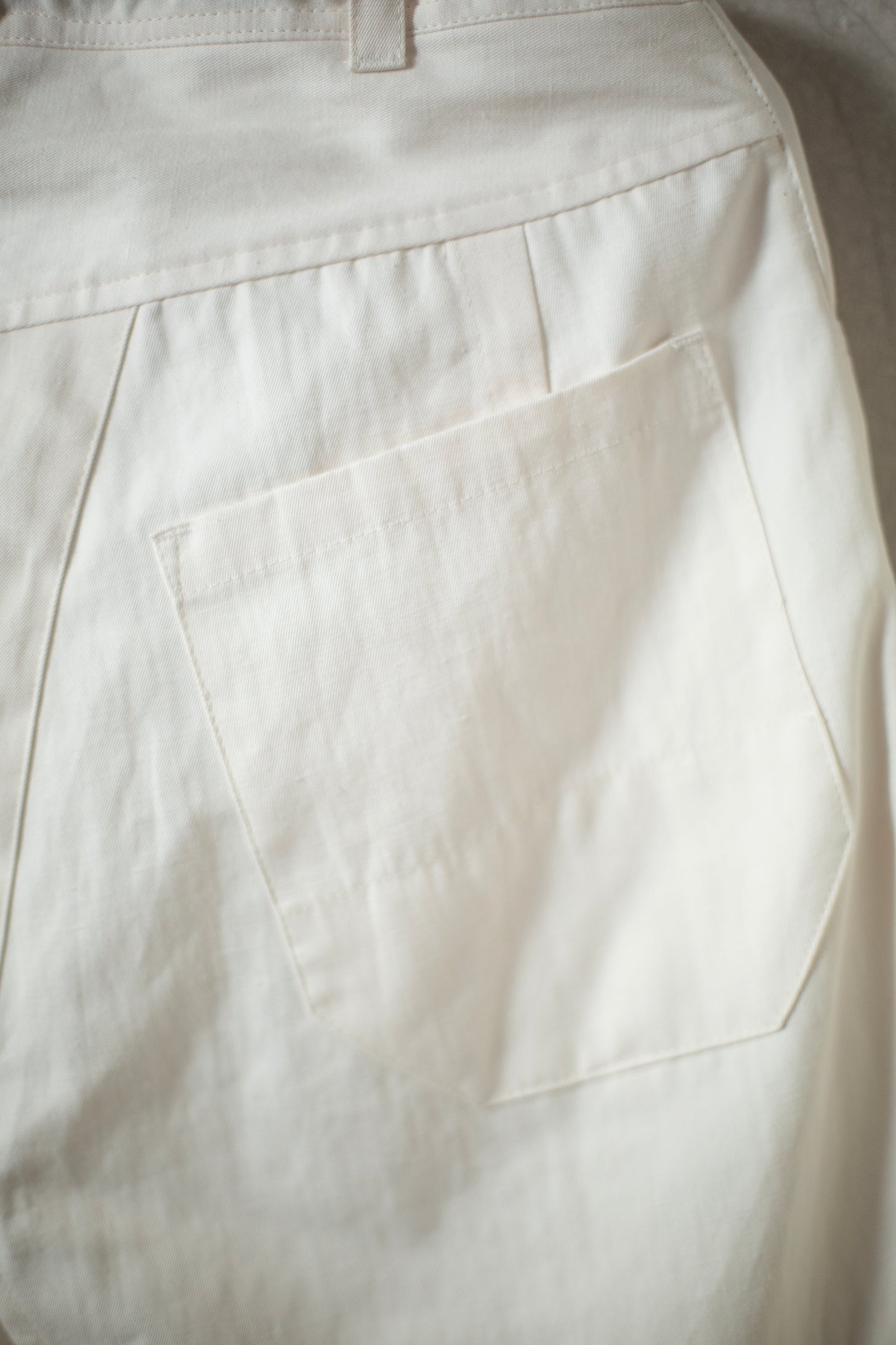 TROUSERS#70- KINARI COTTON/HEMP DENSE TWILL