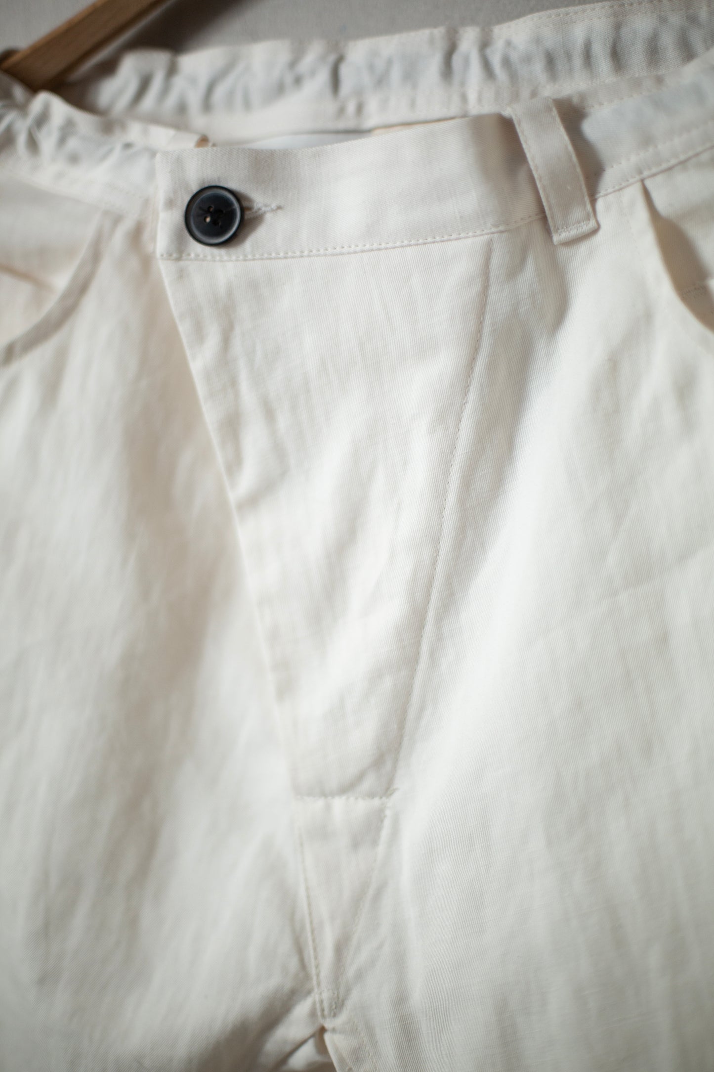 TROUSERS#70- KINARI COTTON/HEMP DENSE TWILL