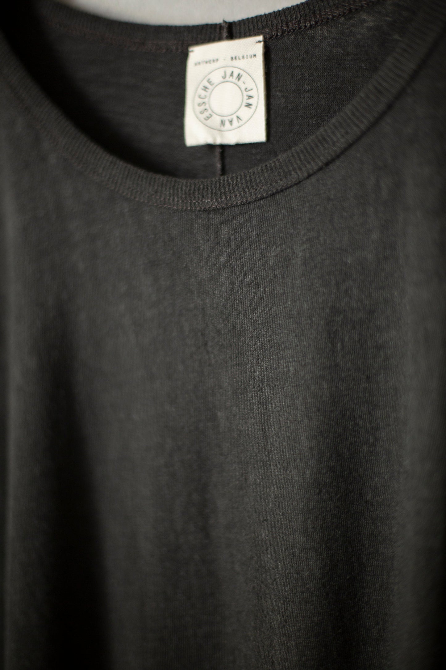 TANK TOP#16 - DARK SUMI HEMP COTTON JERSEY