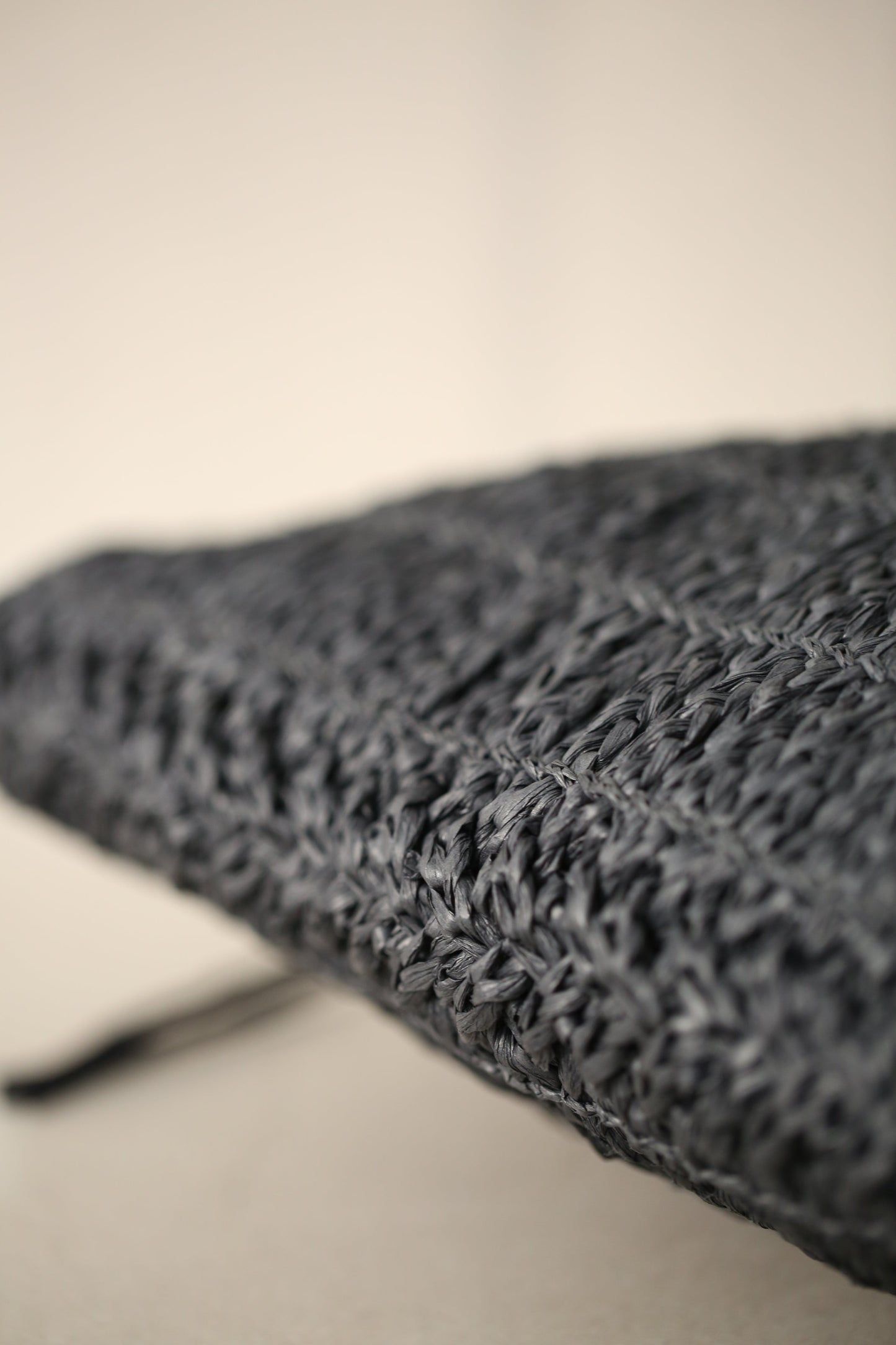 Jomon Knitted Bag In Navy Washi Fiber