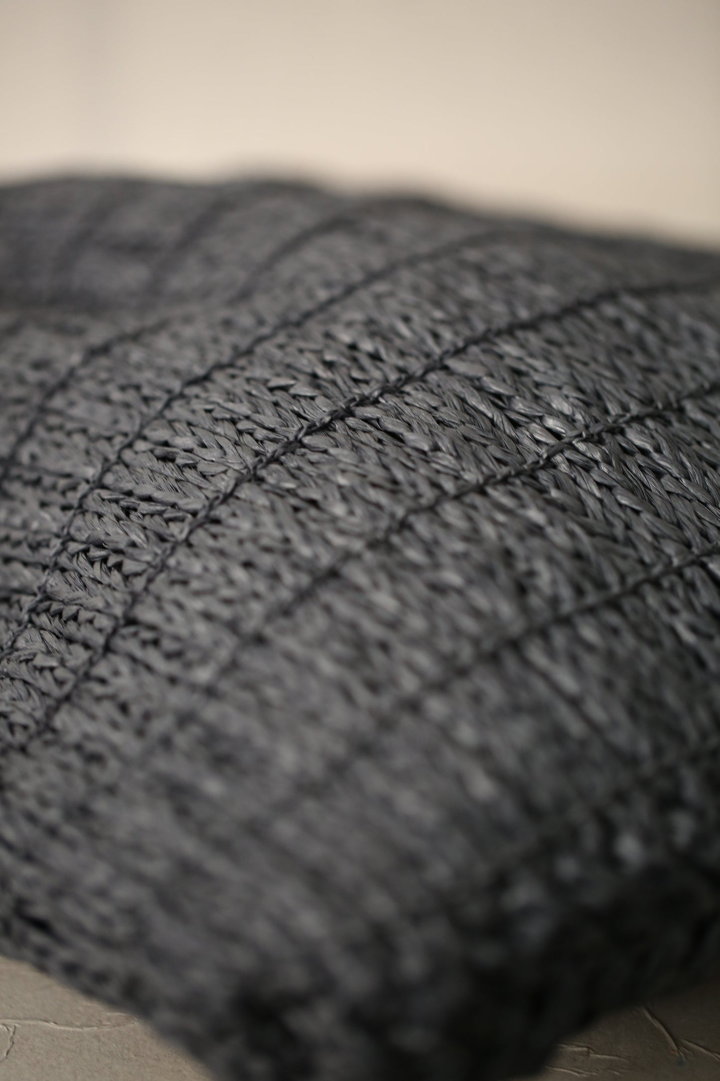 Jomon Knitted Bag In Navy Washi Fiber