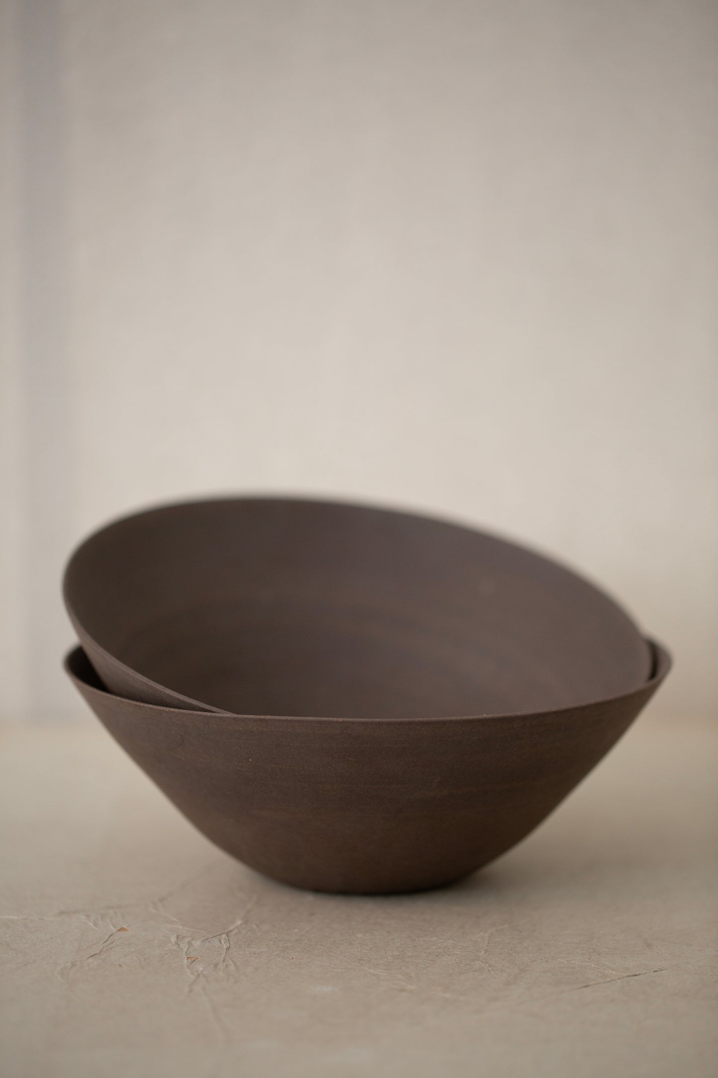 Medium sized ceramic bowl by Ciprian Tocu