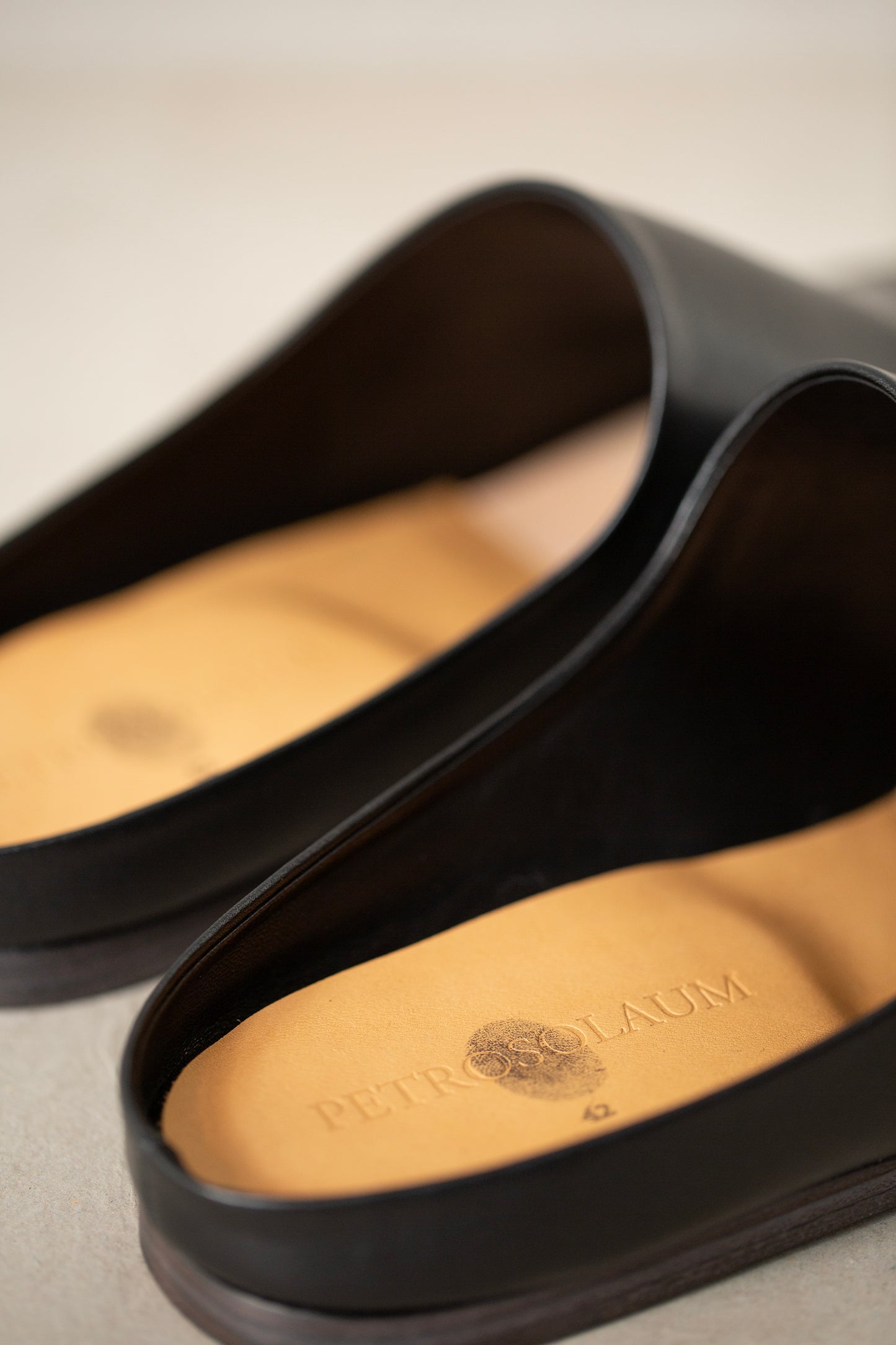 Handmade Oil Soft Kip Leather Opera Slippers