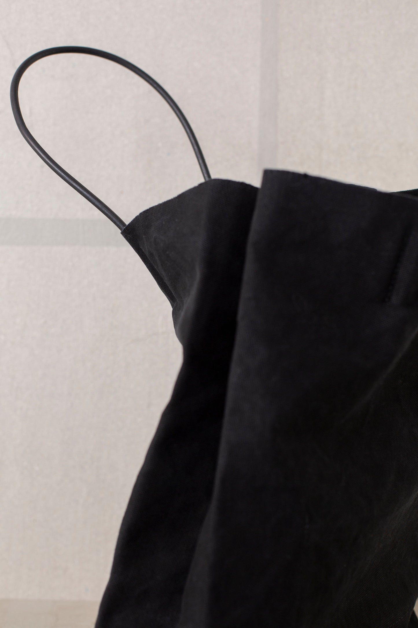 Black Canvas Paper Bag
