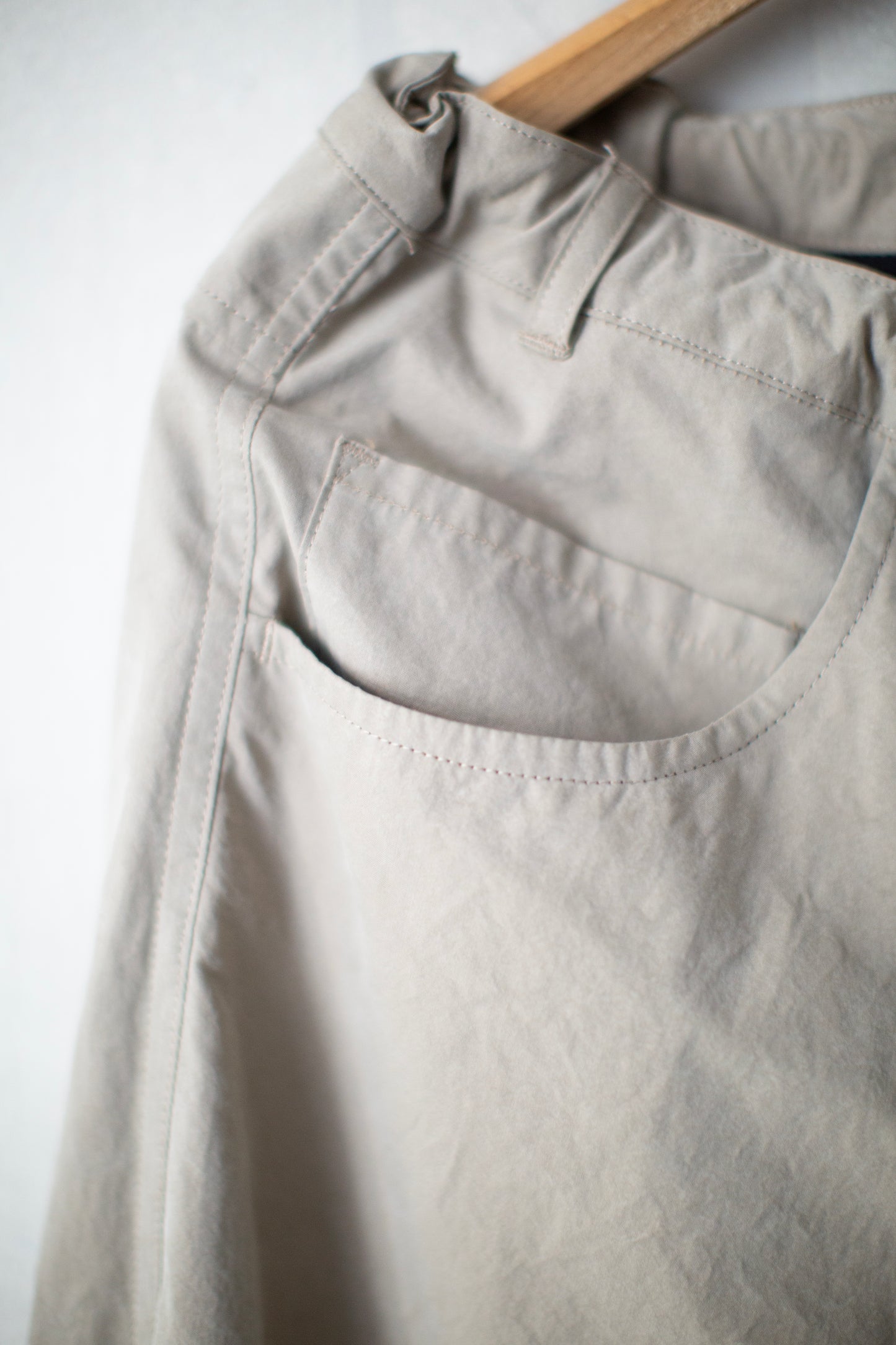 TROUSERS#90 - TIME WASHED LIGHT STONE GREY