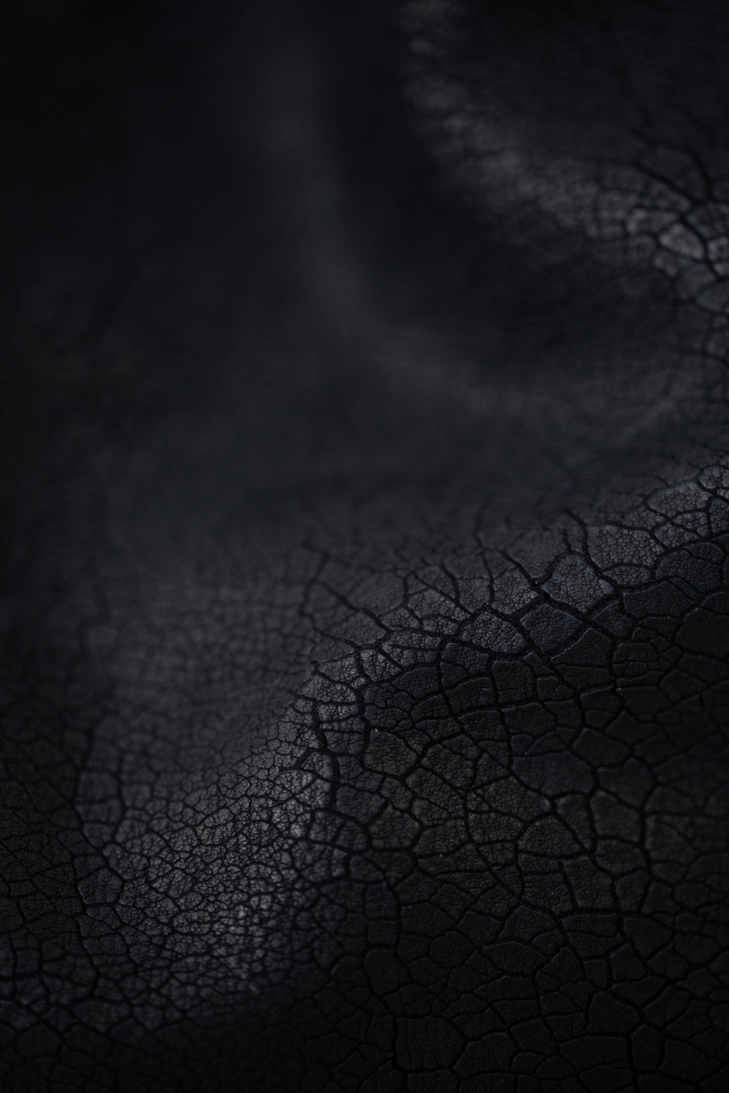 Black textured Leather Tote Bag
